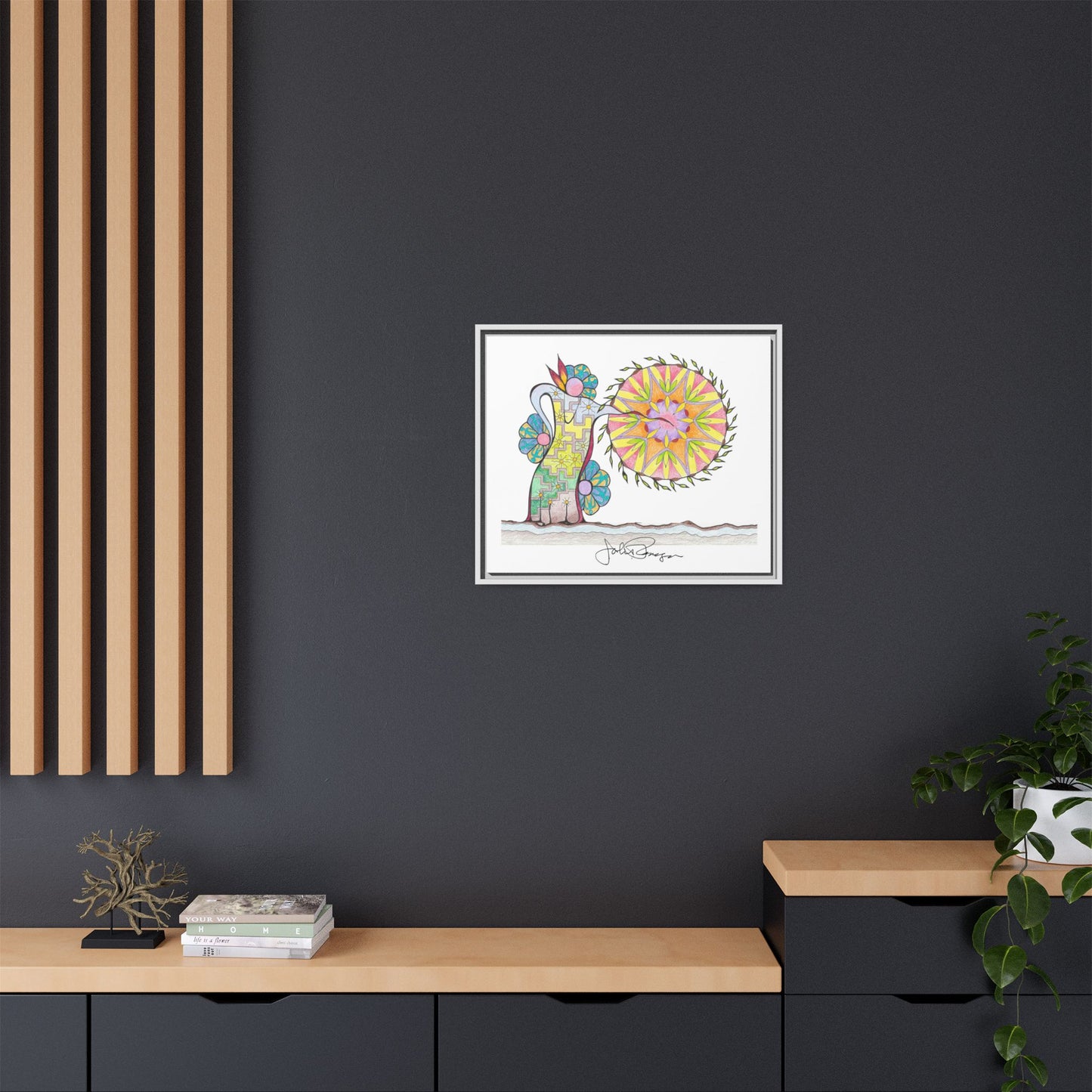 PowWow Drum - Archival Gallery Matte Canvas
