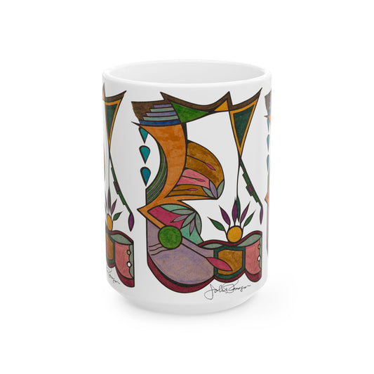 Life Cycle - Wrap-Around Ceramic Art Mug (11oz/15oz)