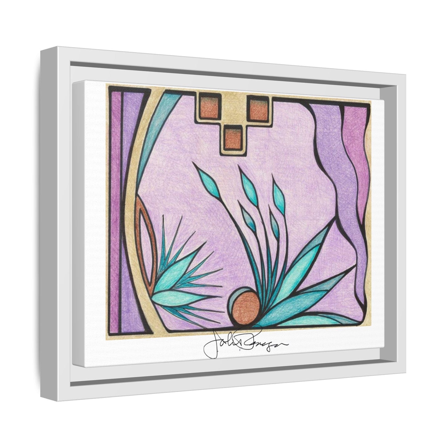 Deep Purple Visions - Archival Gallery Matte Canvas
