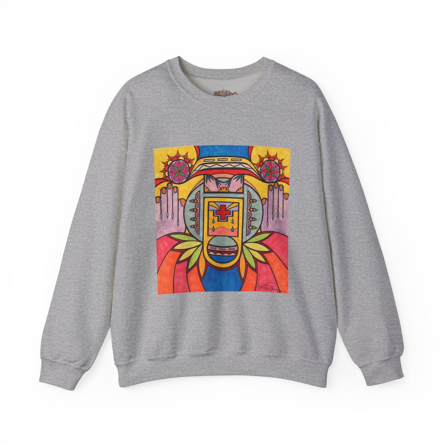 Premium Pullover Sweatshirt Wearable Art | Hands