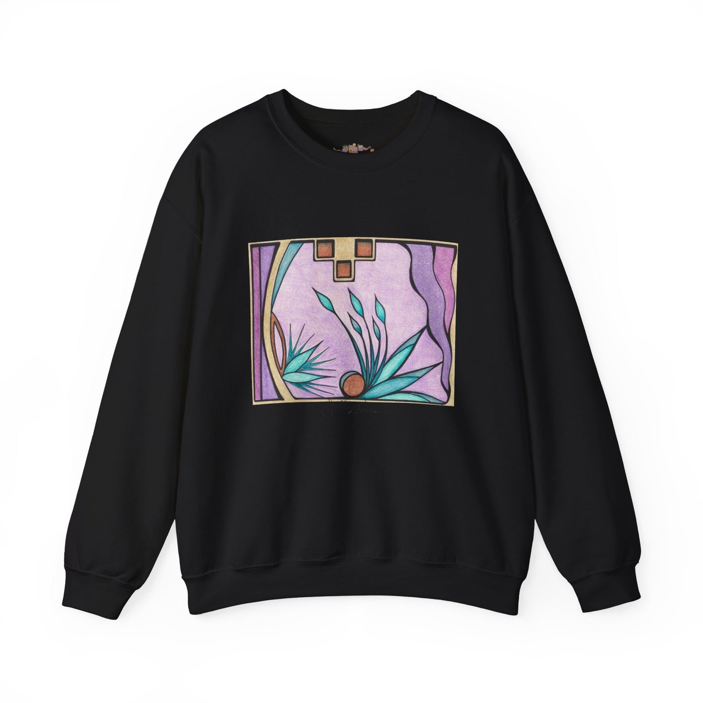 Deep Purple Visions - Pullover Sweatshirt Premium Wearable Art