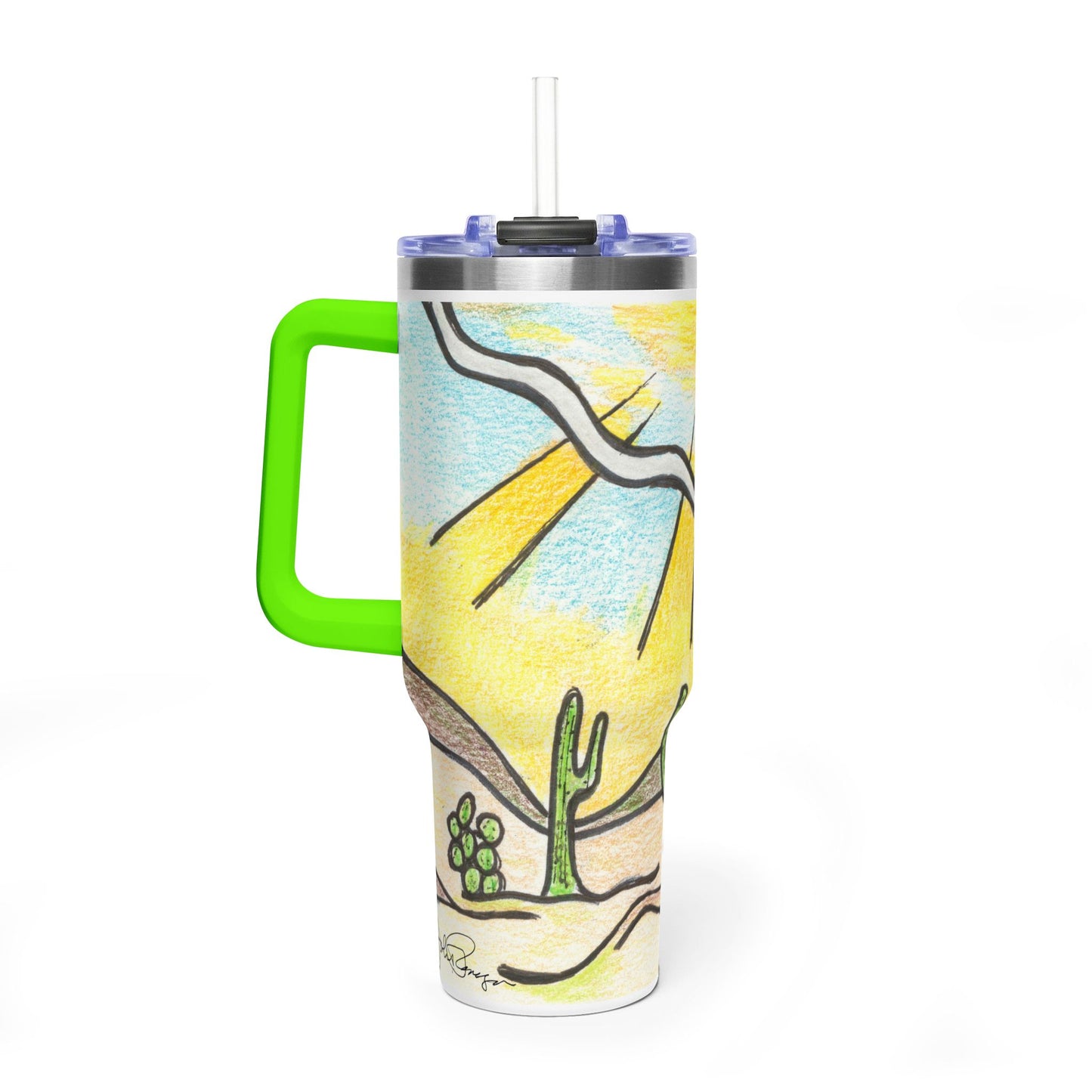 Sahuaro - Wrap-Around Art Tumbler (40 oz)
