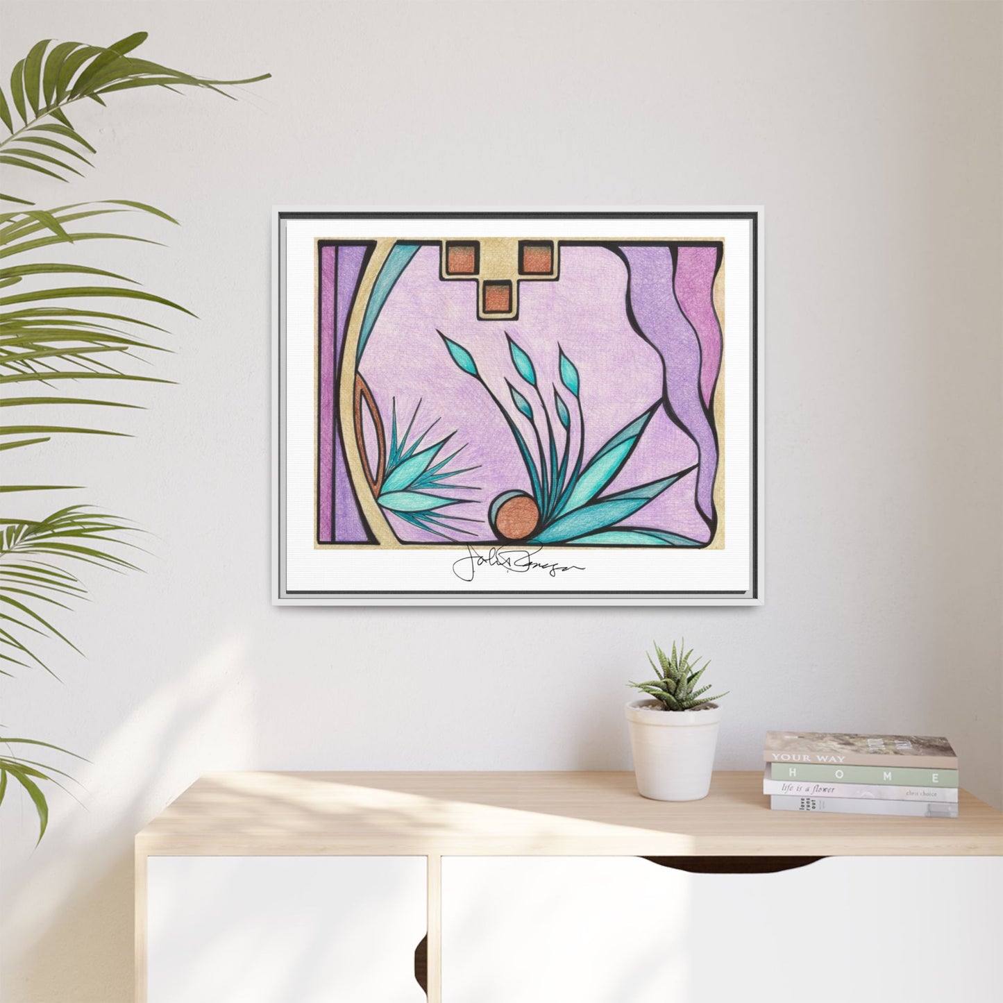 Deep Purple Visions - Archival Gallery Matte Canvas