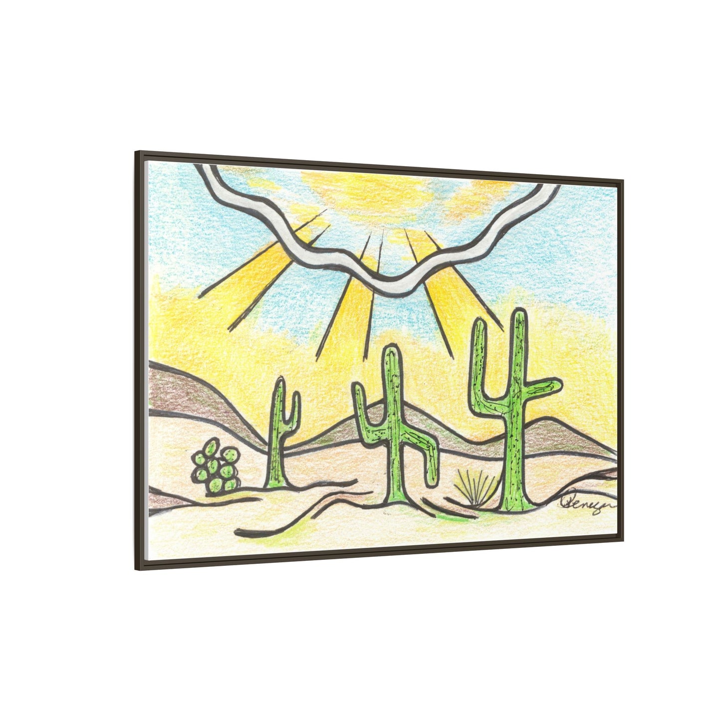 Saguaro - Archival Gallery Matte Canvas