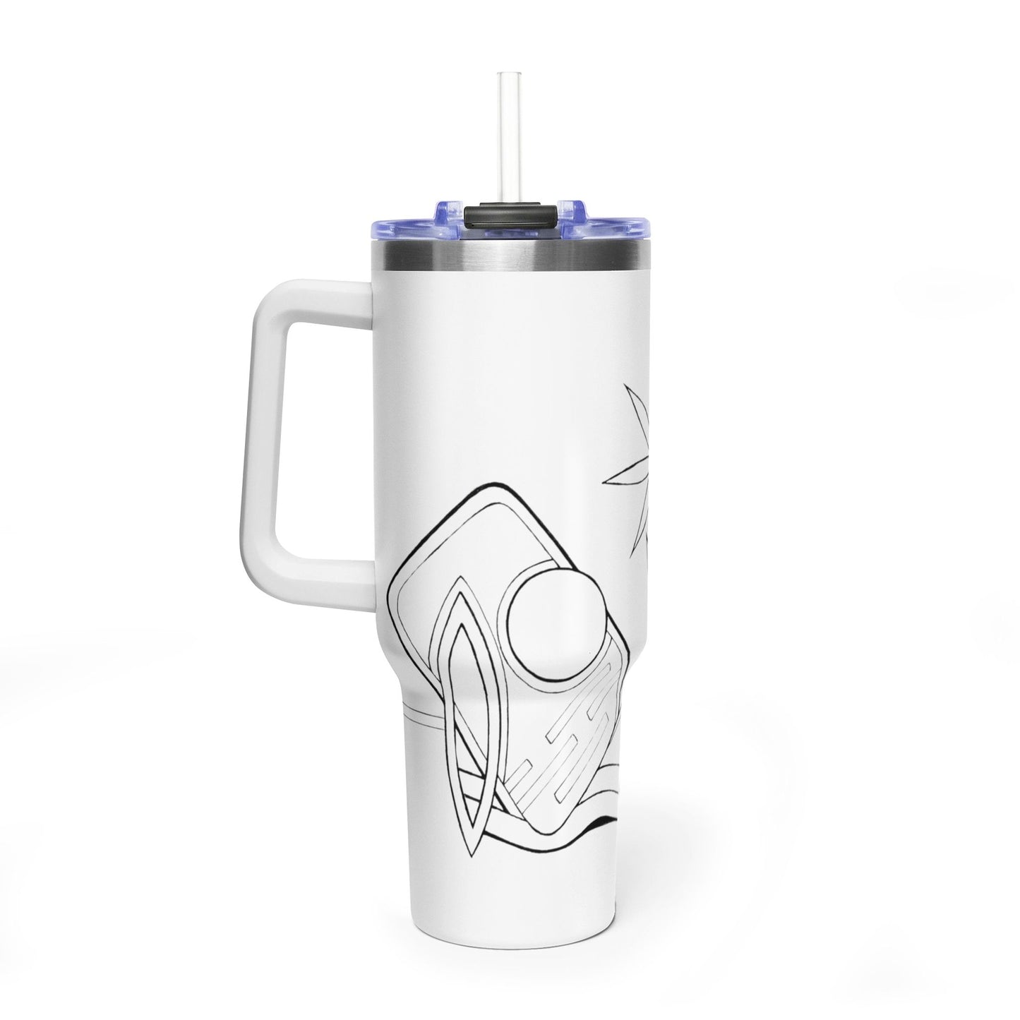 Riding the Turtle - Wrap-Around Art Tumbler (40 oz)
