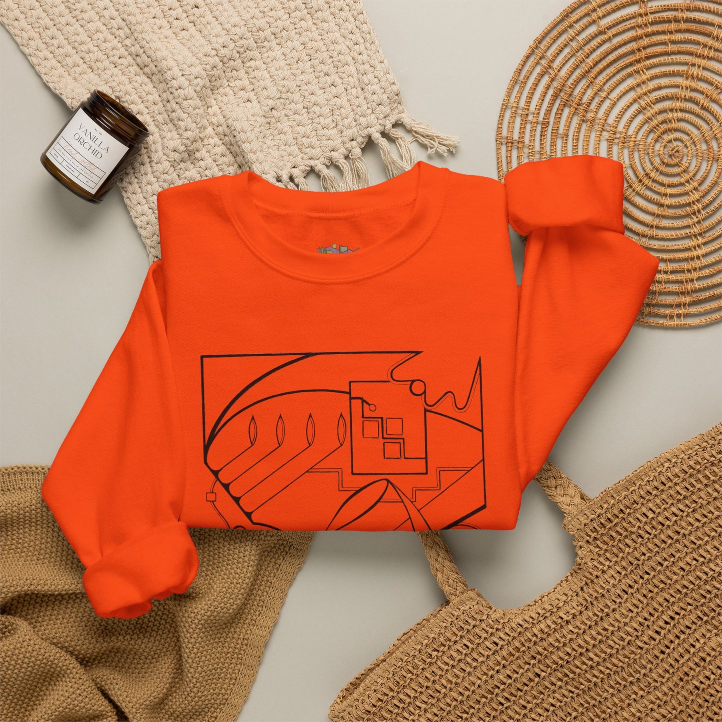 Premium Pullover Sweaatshirt Wearable Art | From the Heart