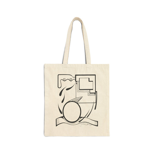 Fleeing the Storm - Canvas Utility Art Tote