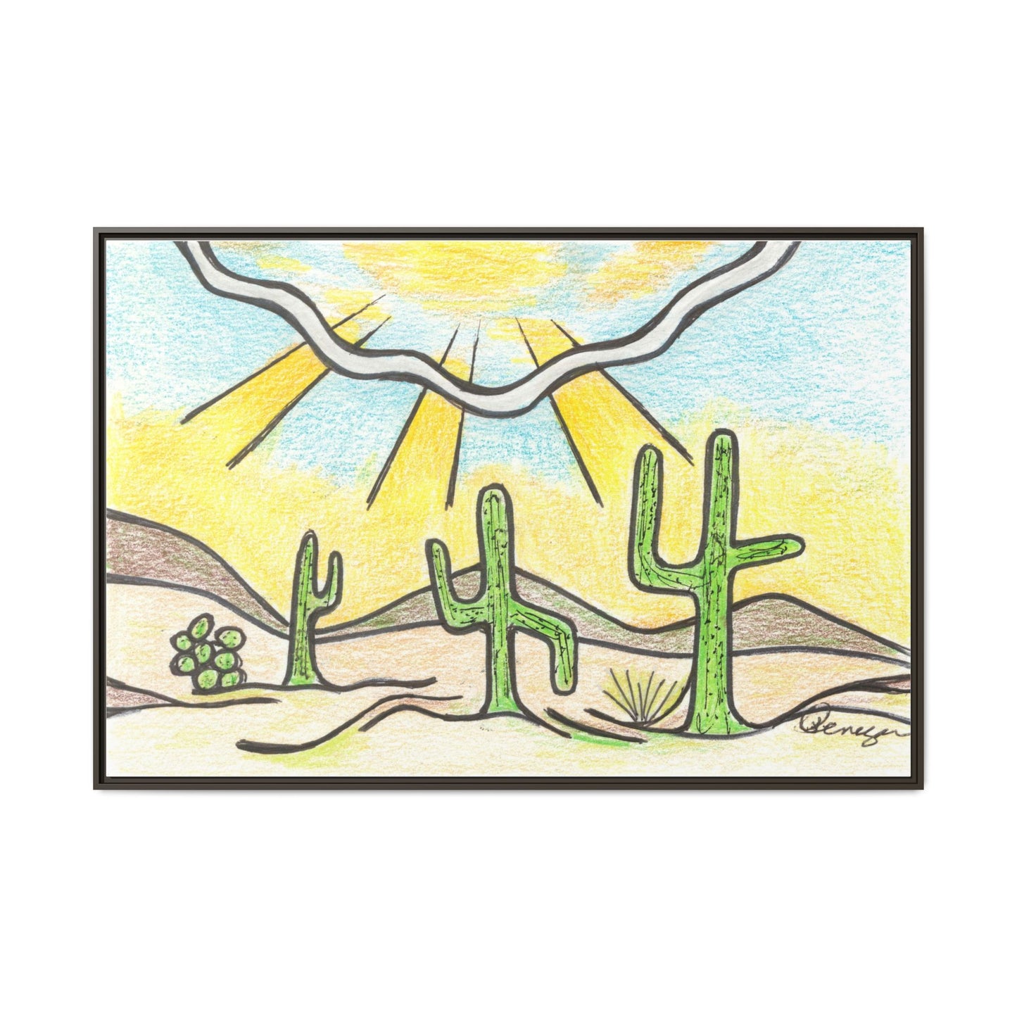 Saguaro - Archival Gallery Matte Canvas