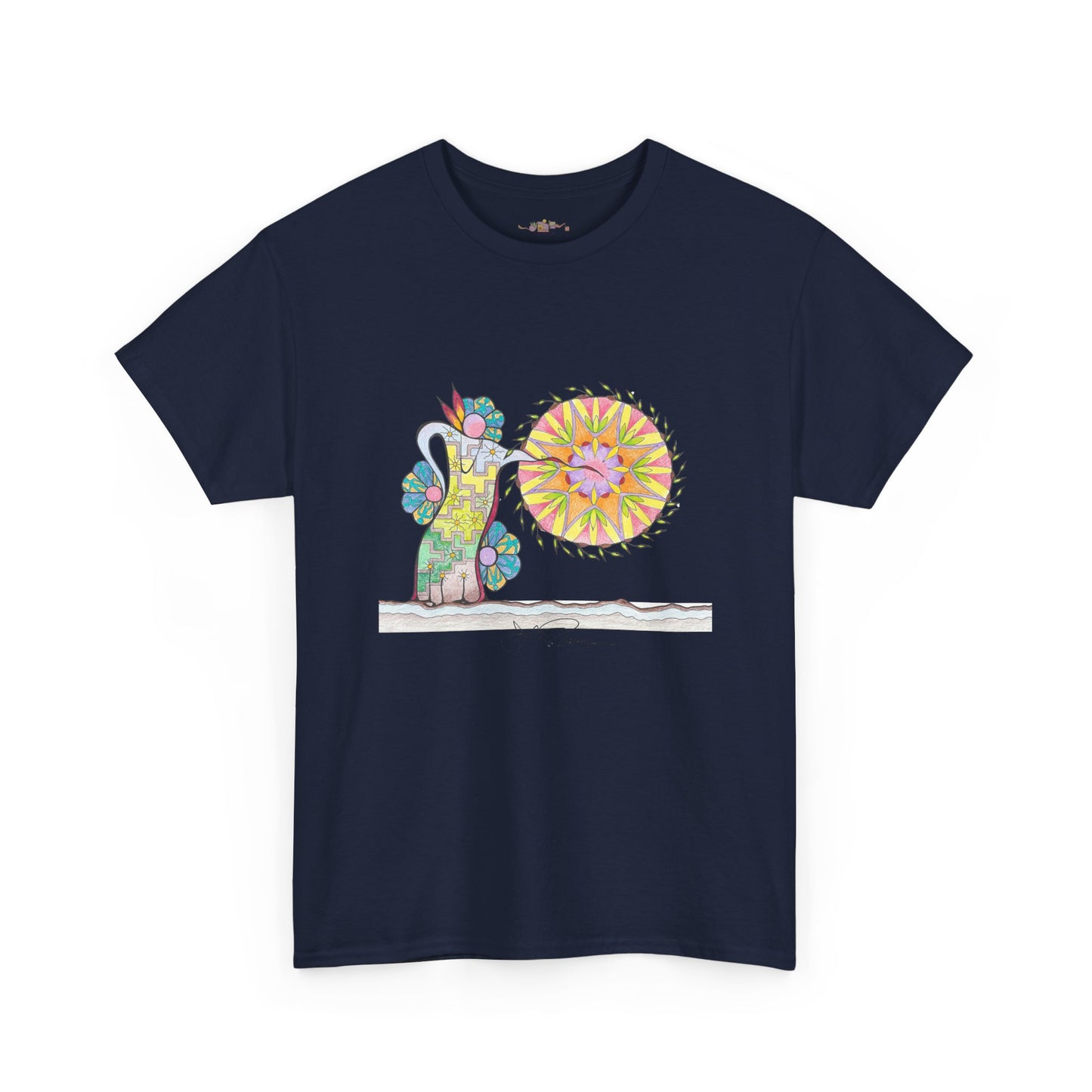 PowWow Drum - Short Sleeve Premium Wearable Art