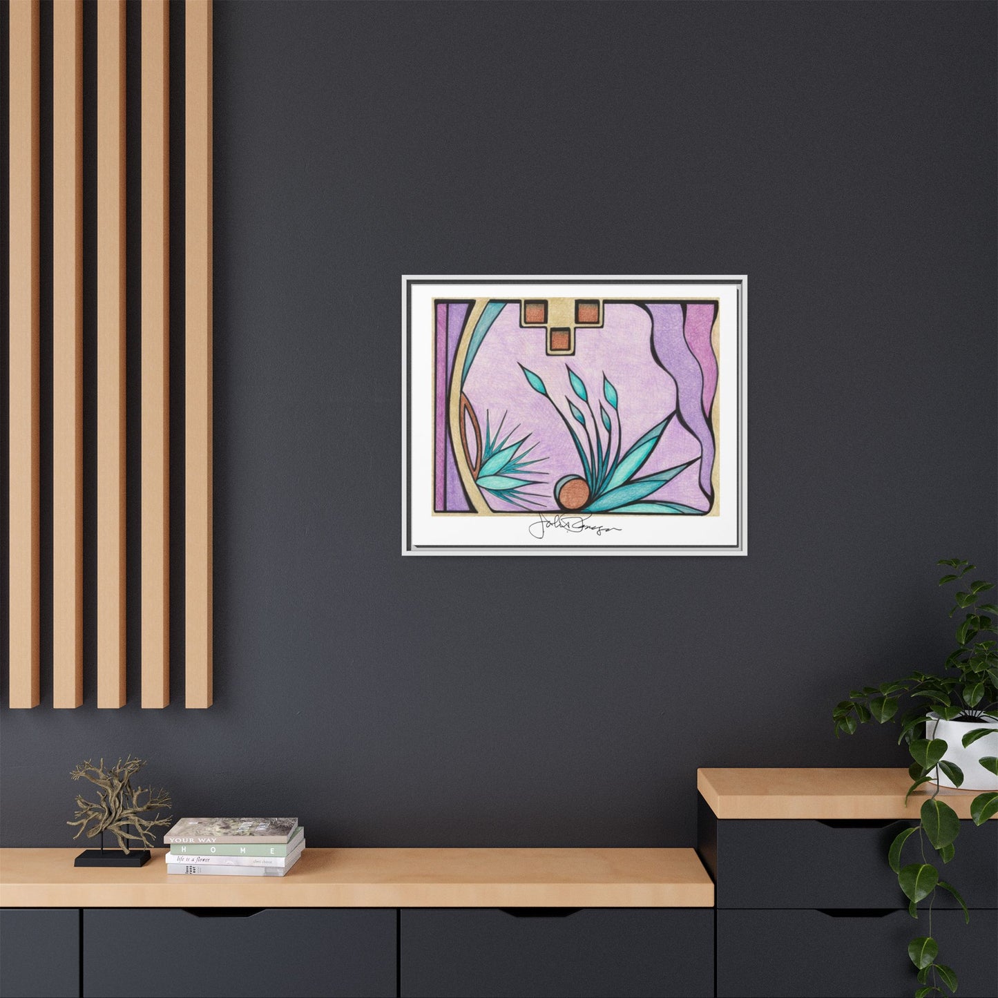 Deep Purple Visions - Archival Gallery Matte Canvas