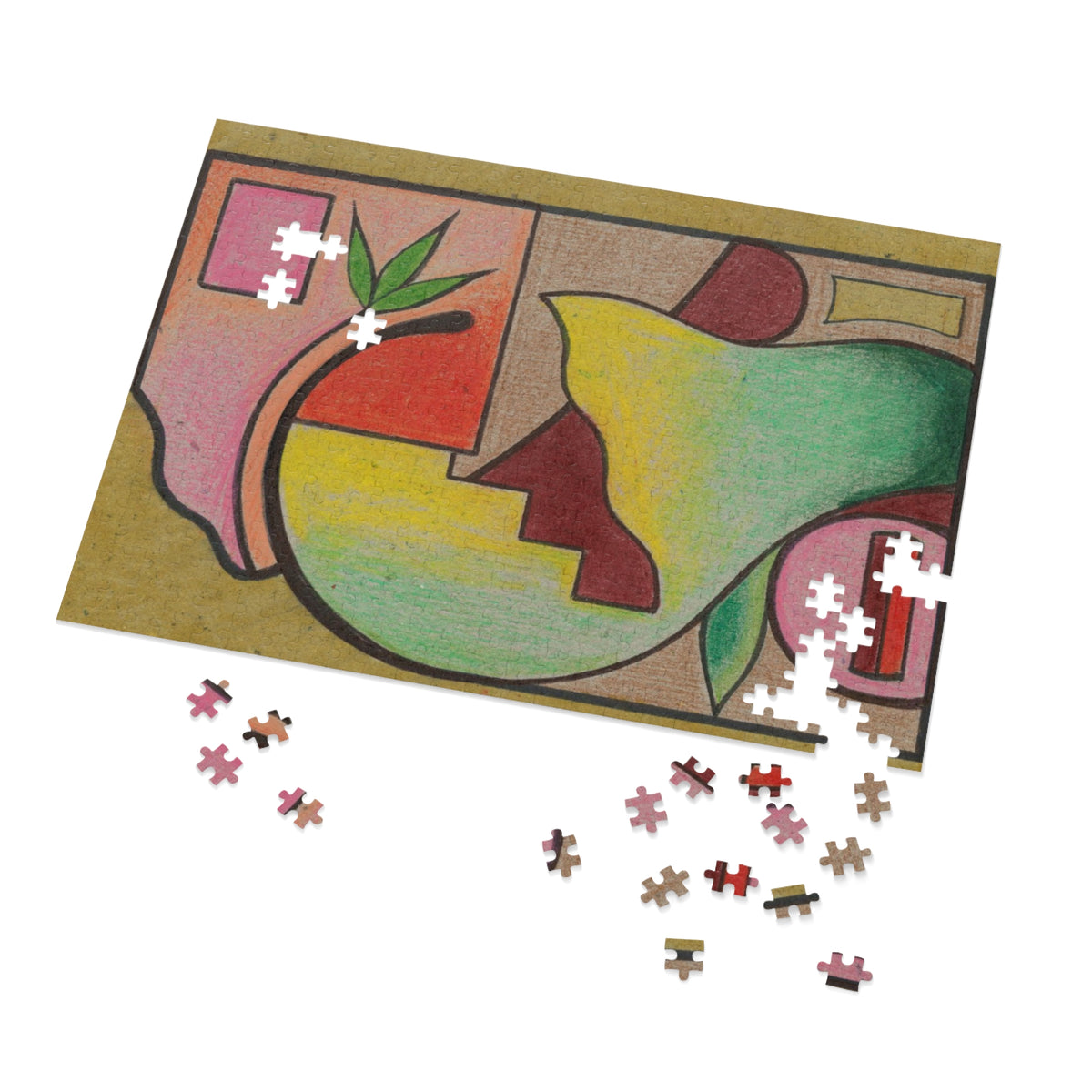 Premium Art Jigsaw Puzzle with Tin | Pear Salad