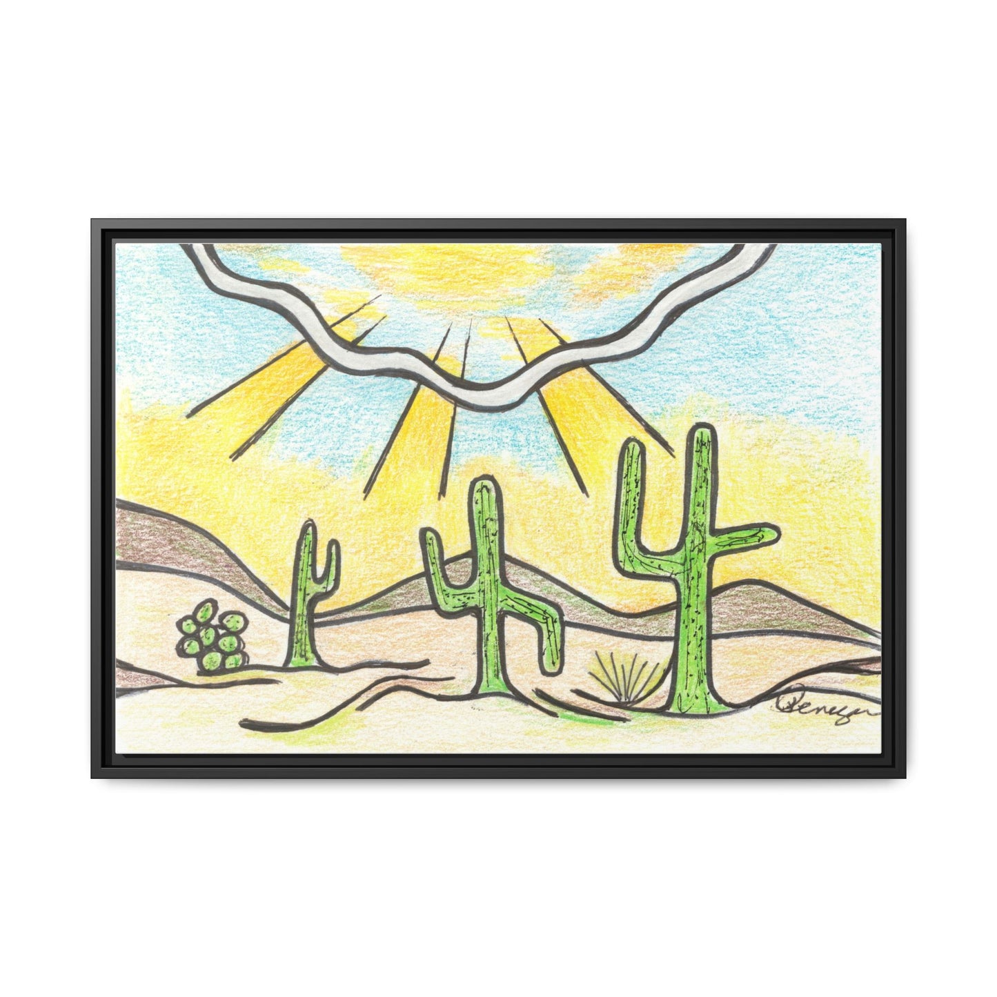 Saguaro - Archival Gallery Matte Canvas