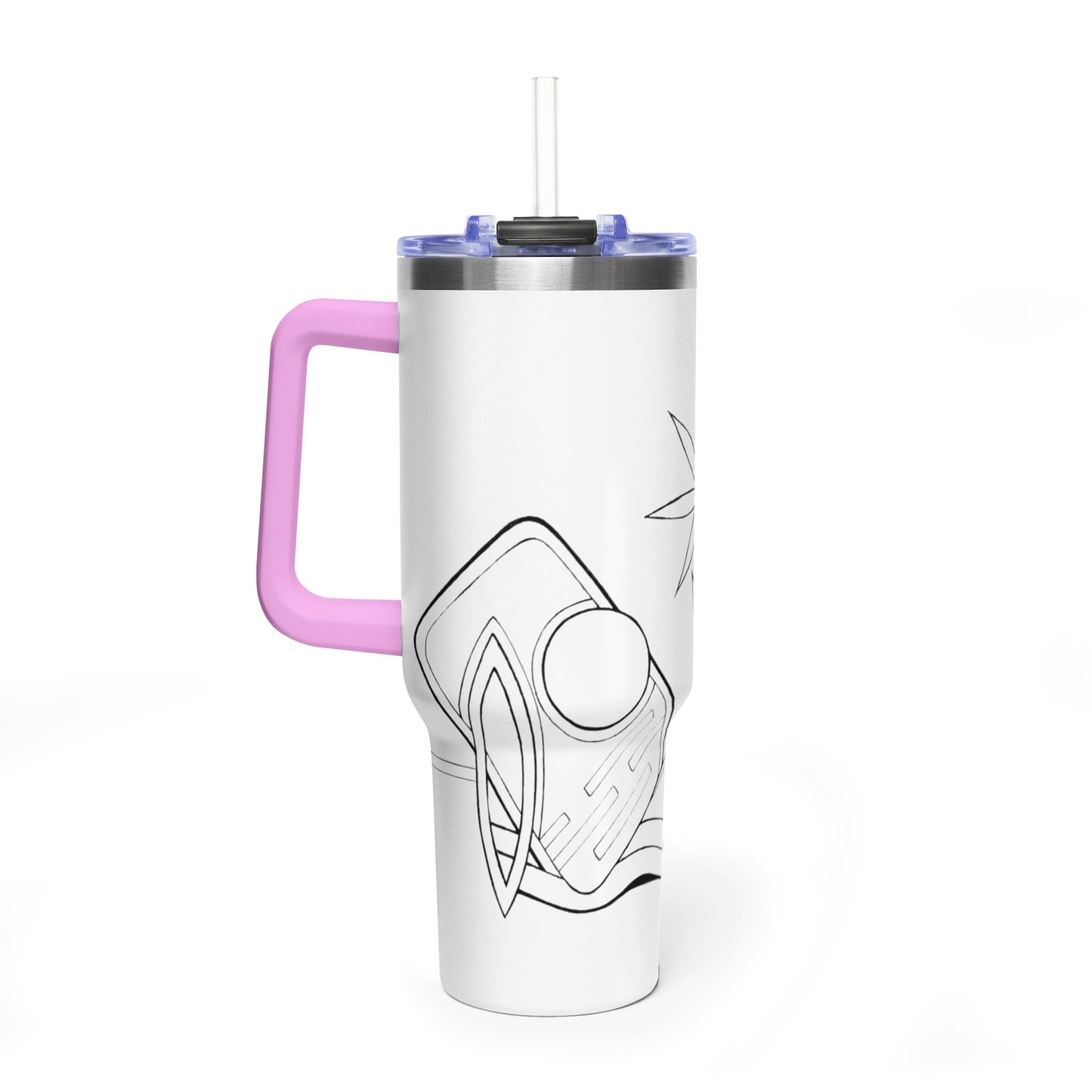 Riding the Turtle - Wrap-Around Art Tumbler (40 oz)