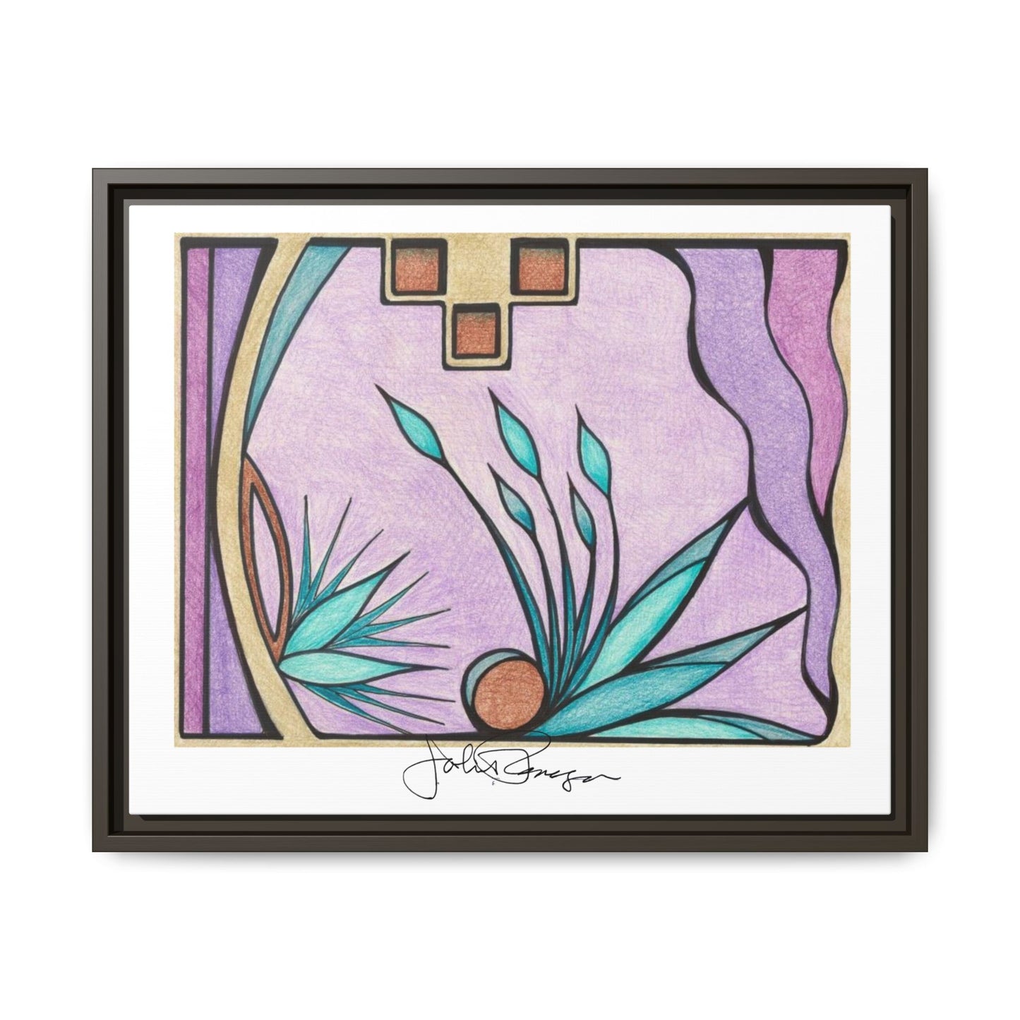 Deep Purple Visions - Archival Gallery Matte Canvas