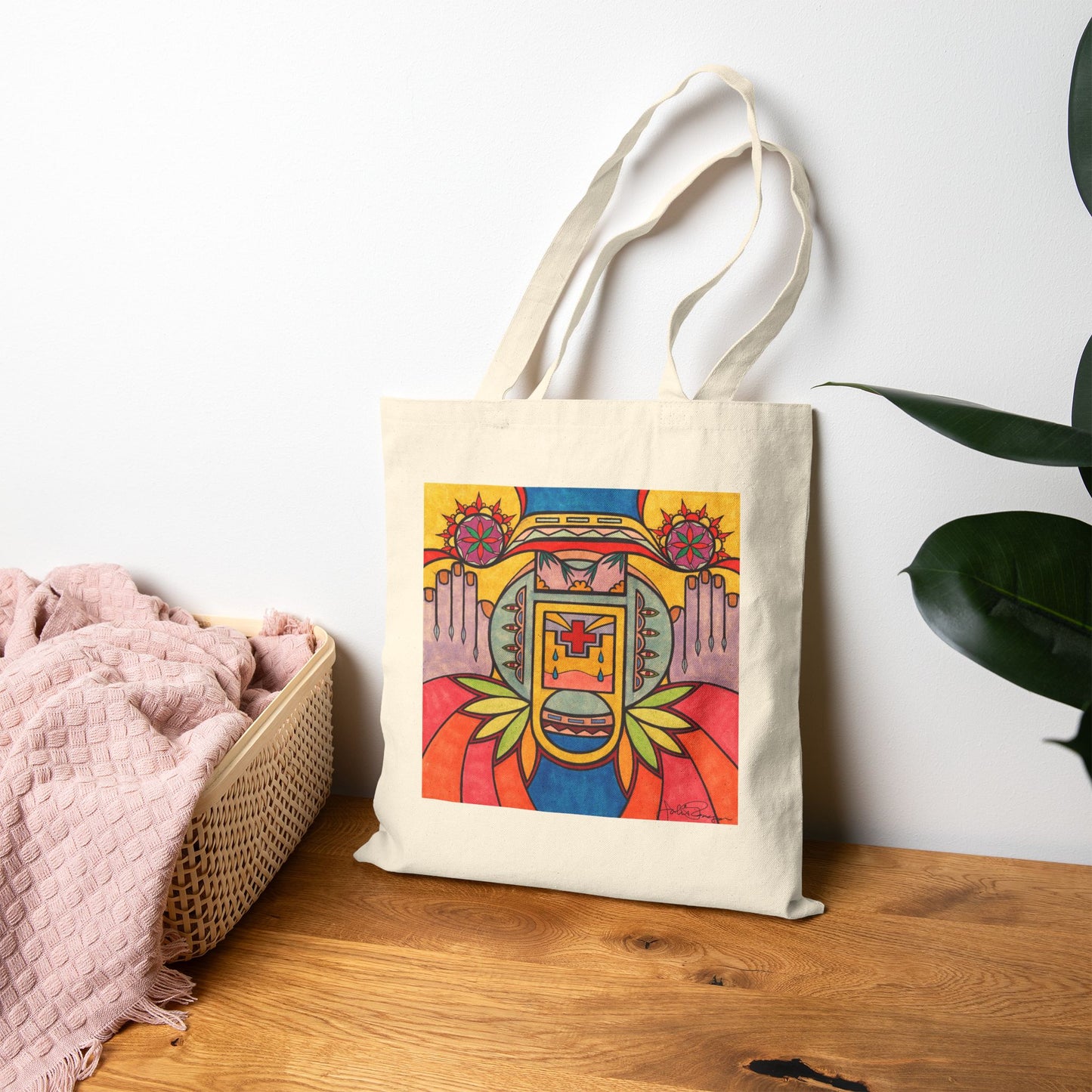 Premium Utility Canvas Art Tote | Hands