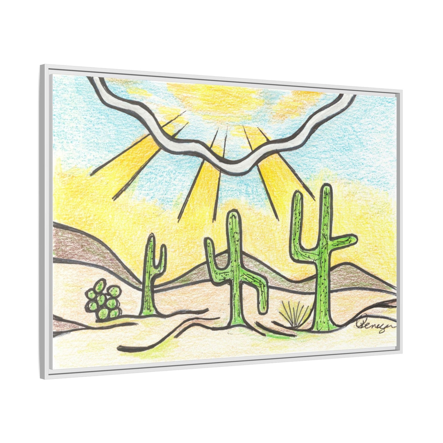 Saguaro - Archival Gallery Matte Canvas
