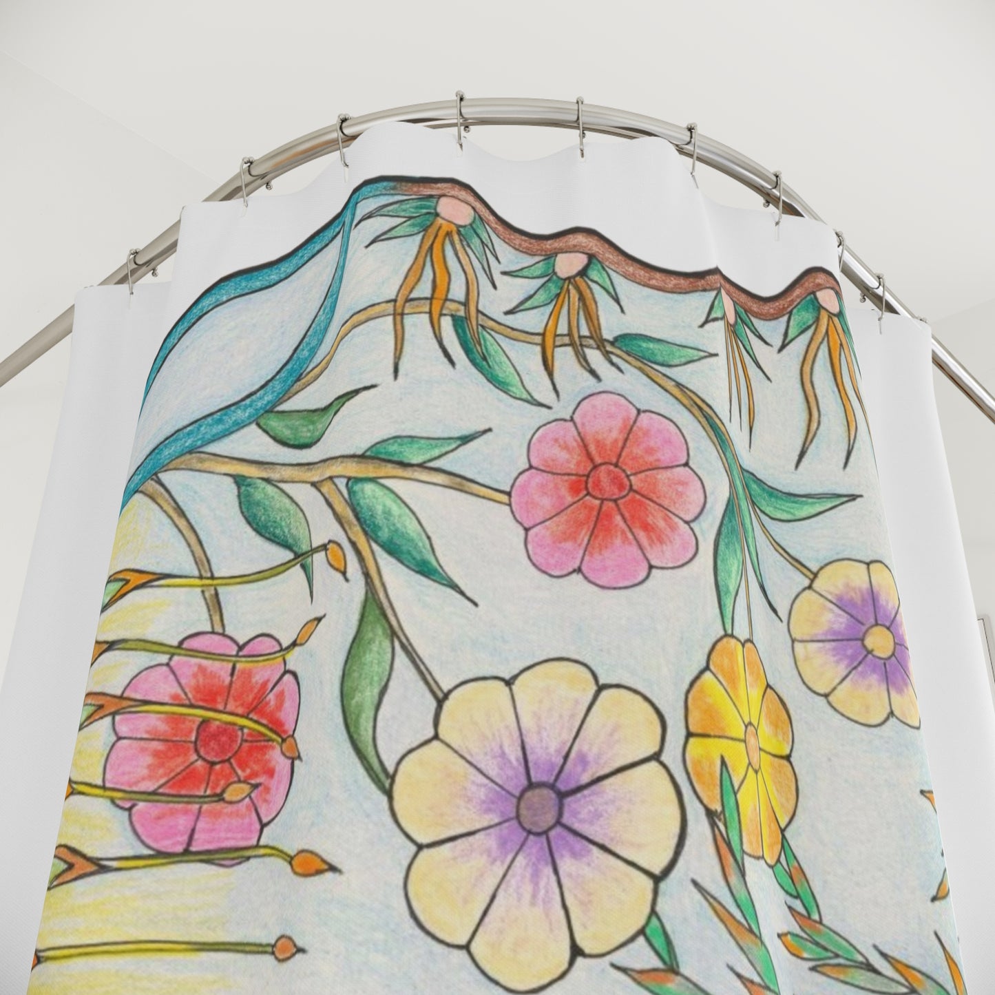 Feel the Breeze - Artistic Shower Curtain