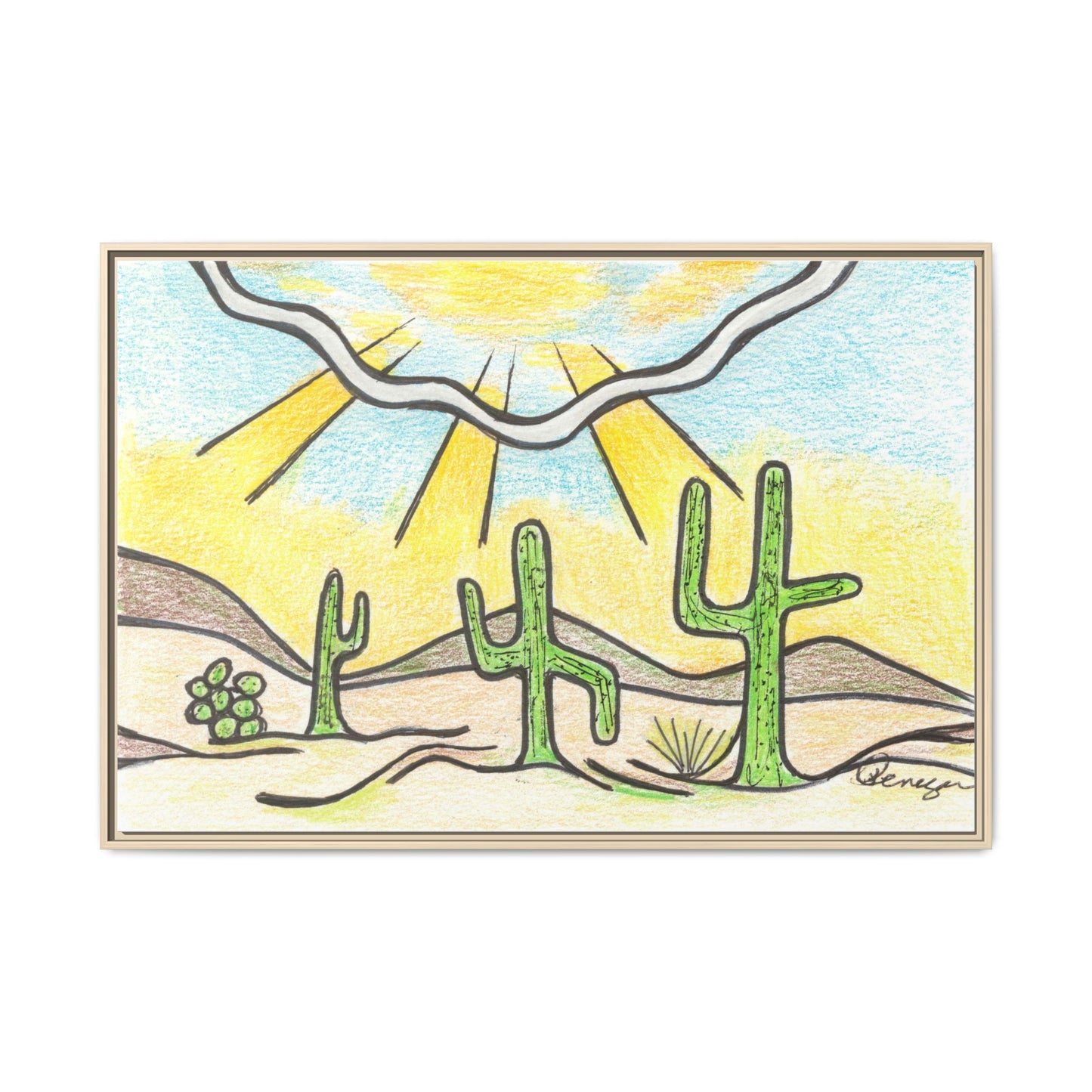 Saguaro - Archival Gallery Matte Canvas