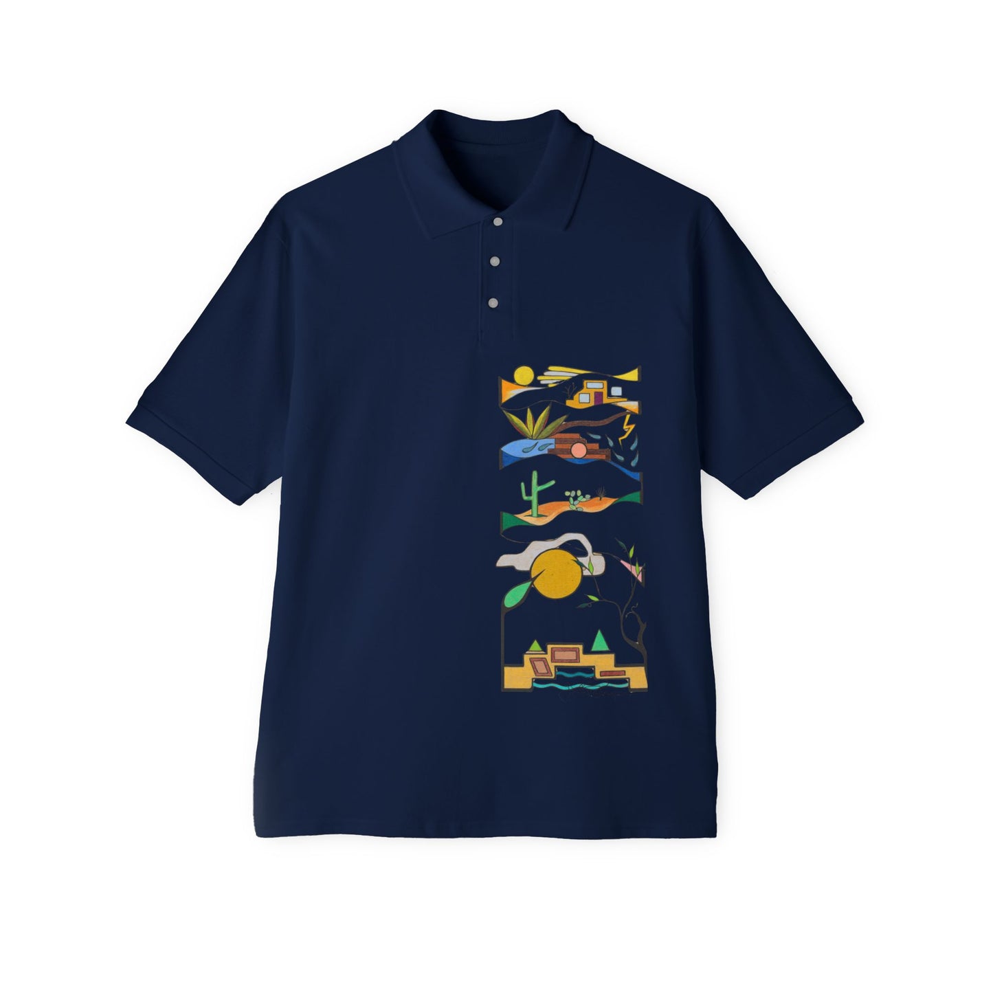 Sabino Memories - Premium Pique Polo Wearable Art