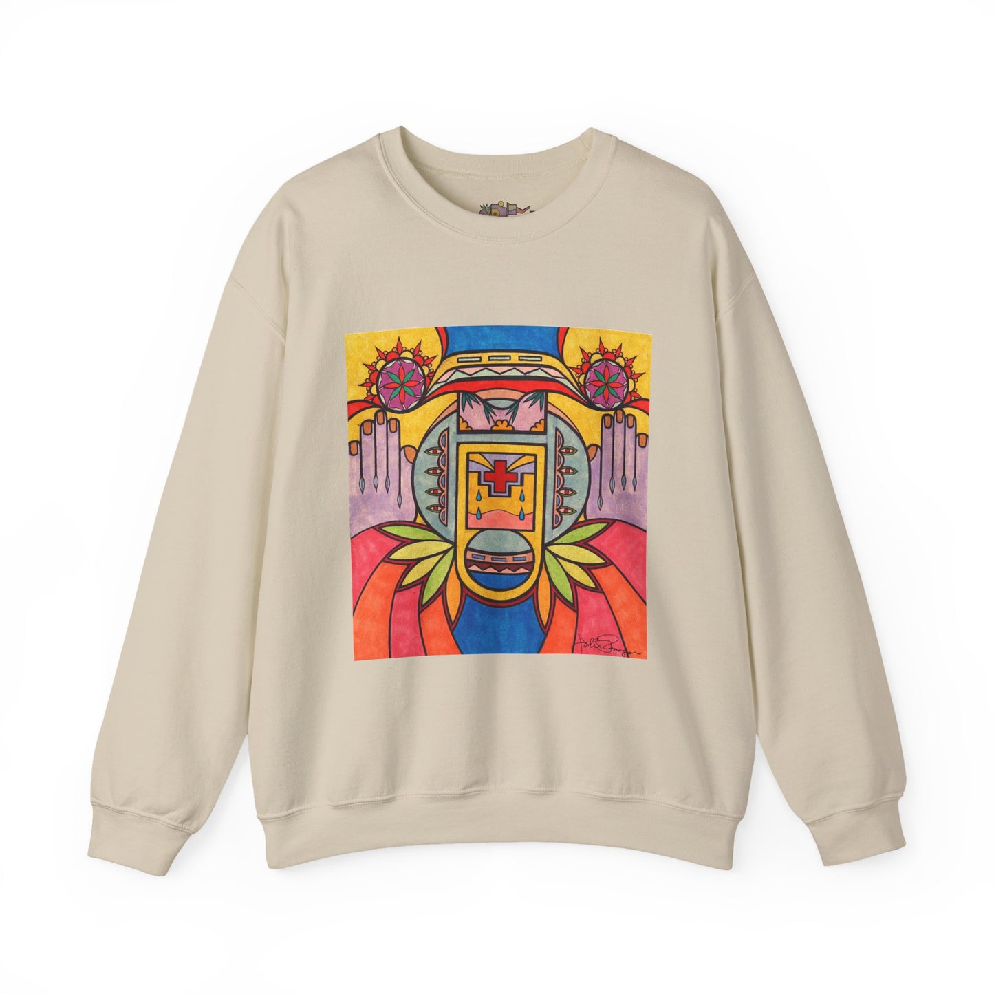 Premium Pullover Sweatshirt Wearable Art | Hands