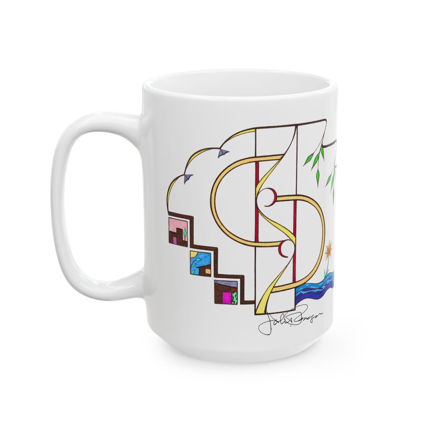 Finding Home —Wrap-Around Ceramic Art Mug (11oz, 15oz)