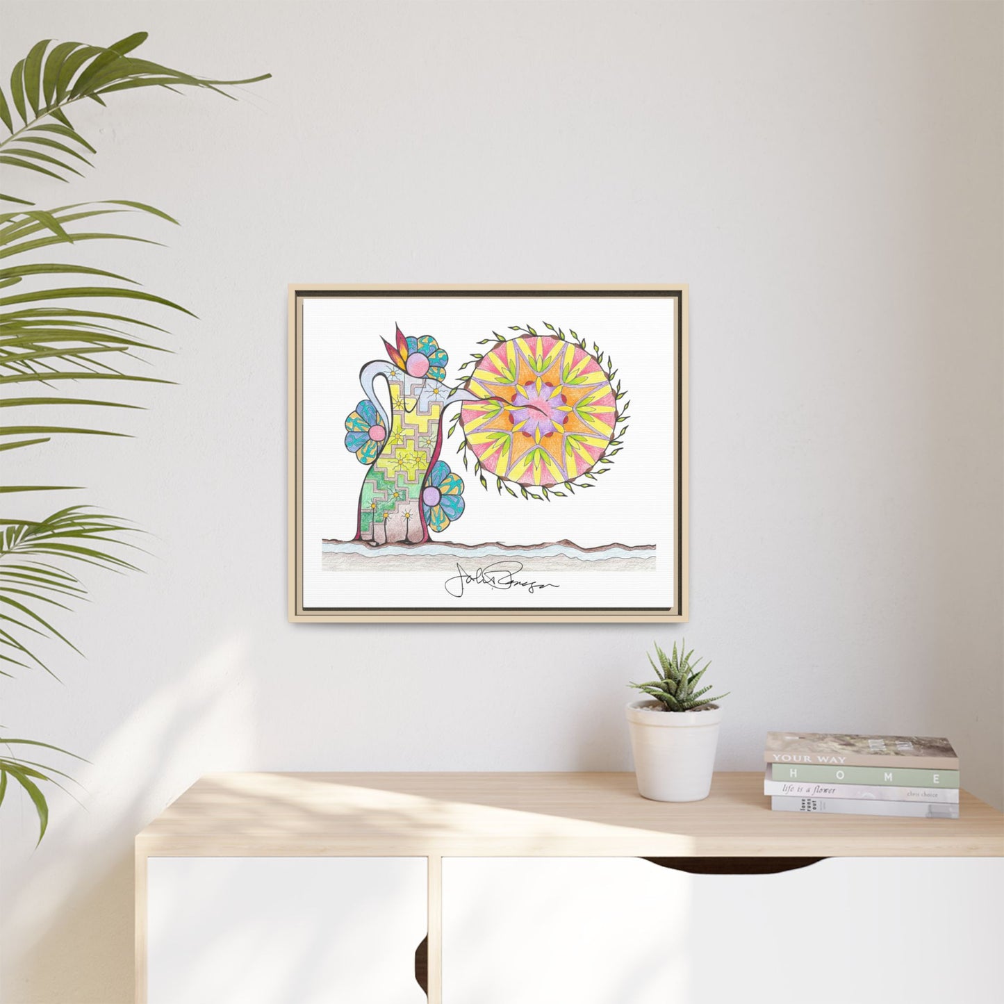 PowWow Drum - Archival Gallery Matte Canvas