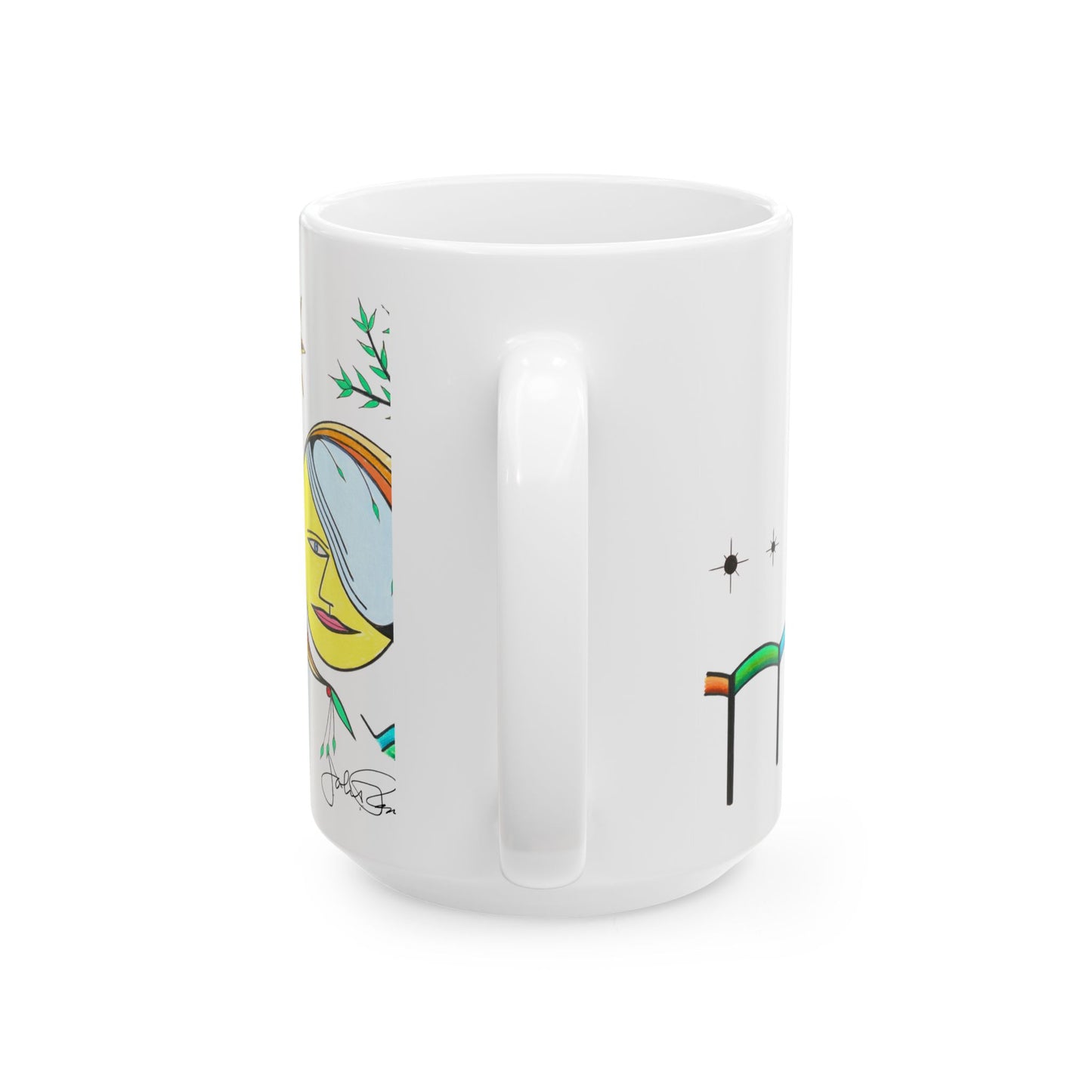 Sol Searcher - Wrap-Around Ceramic Art Mug  (11oz, 15oz)