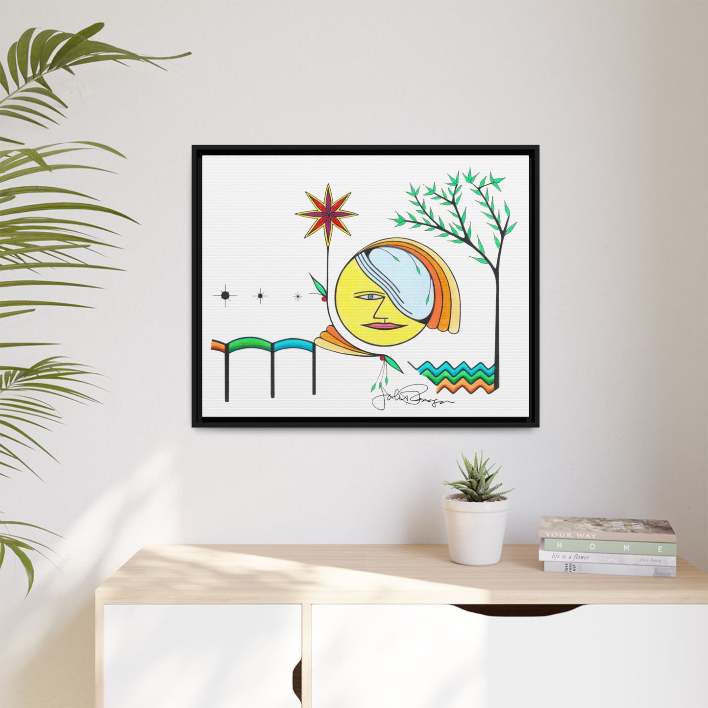 Premium Gallery Framed Matte Canvas | Sol Searcher