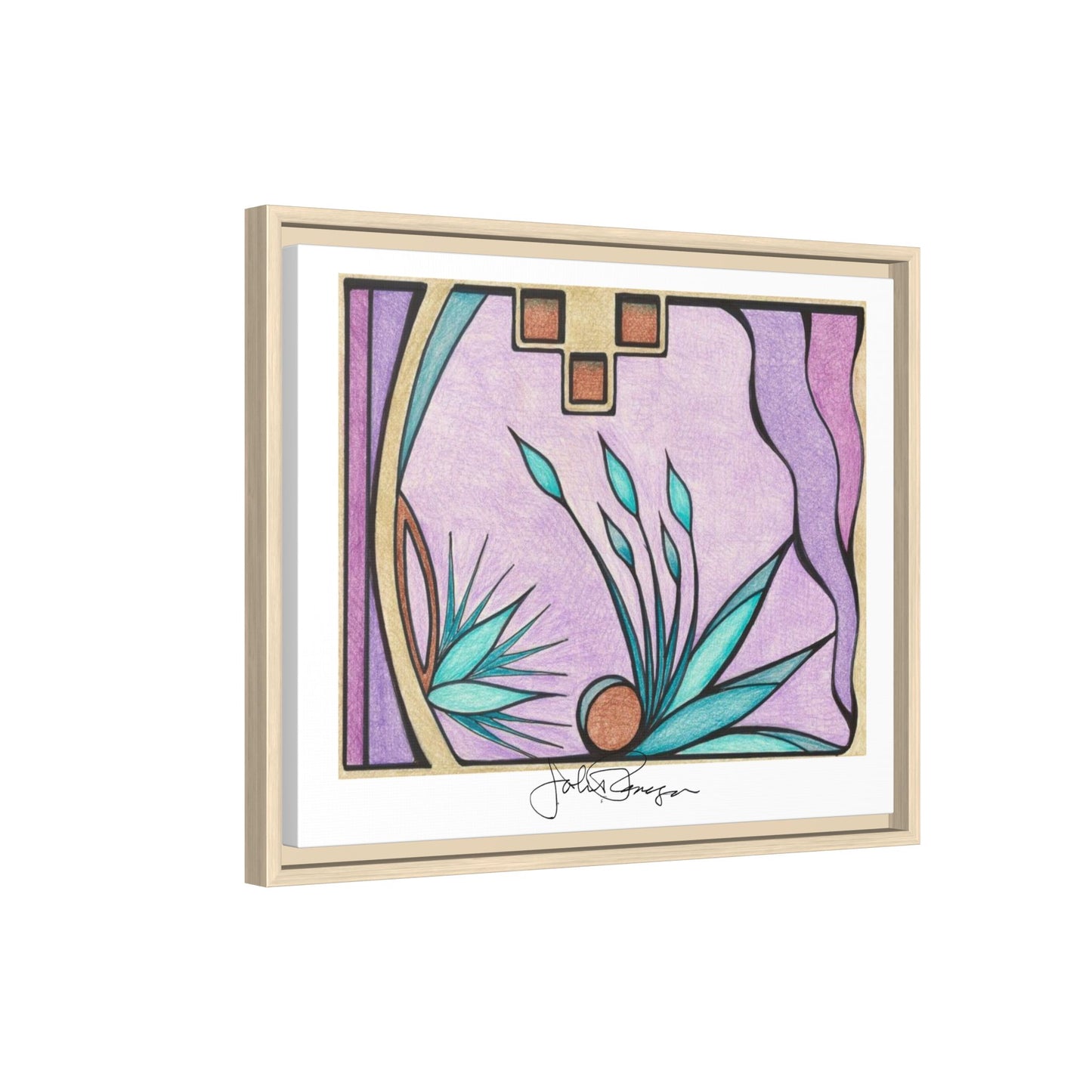Deep Purple Visions - Archival Gallery Matte Canvas