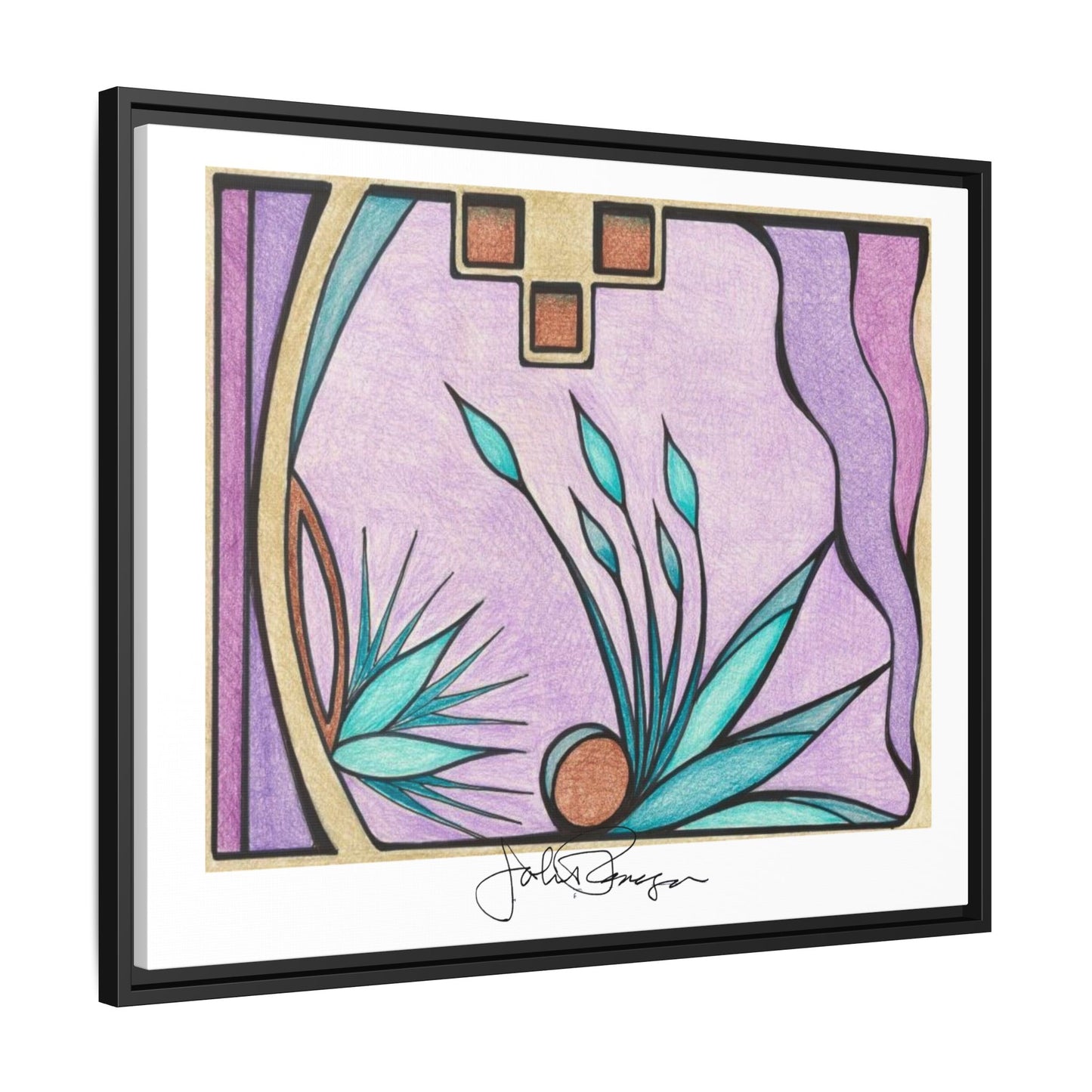 Deep Purple Visions - Archival Gallery Matte Canvas