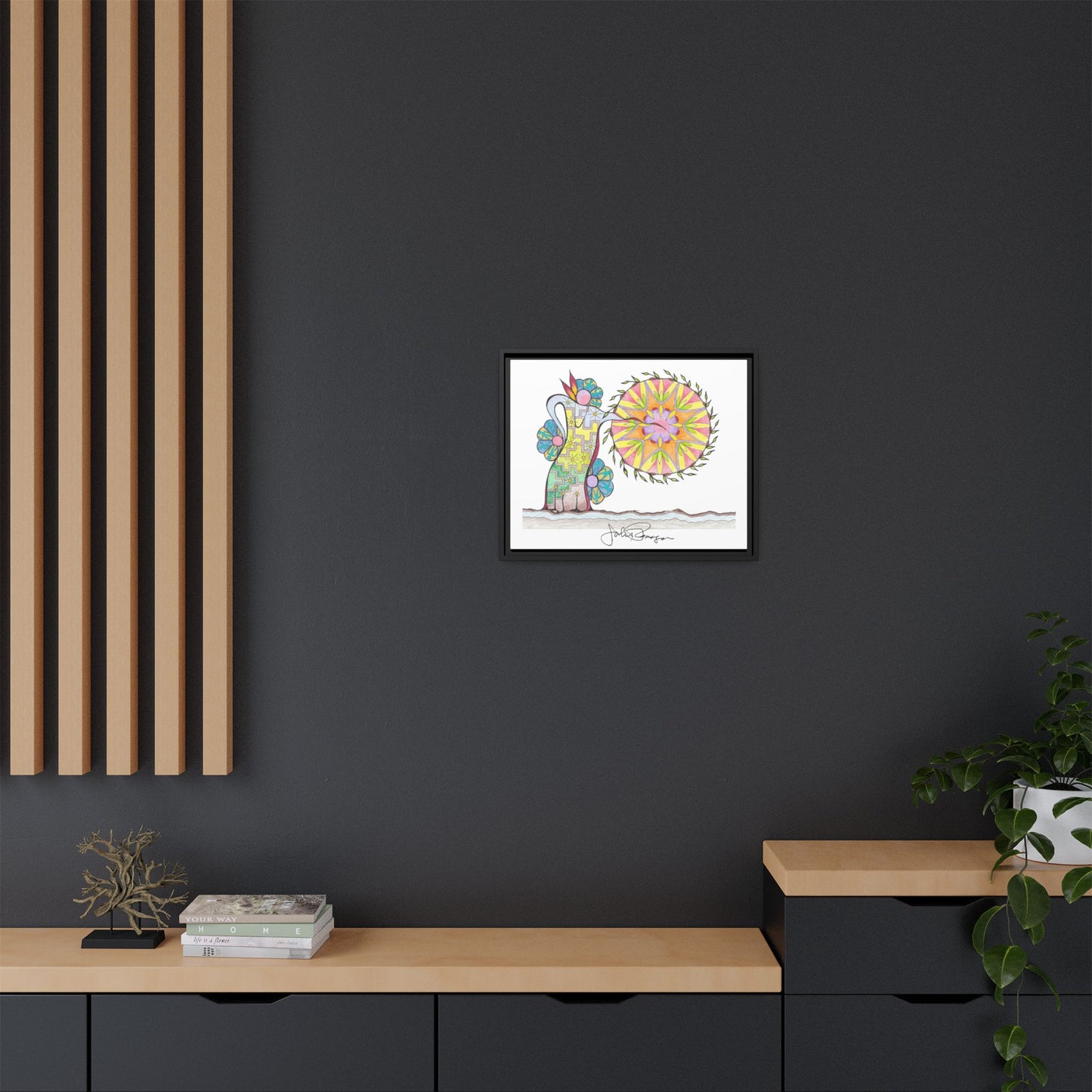 PowWow Drum - Archival Gallery Matte Canvas