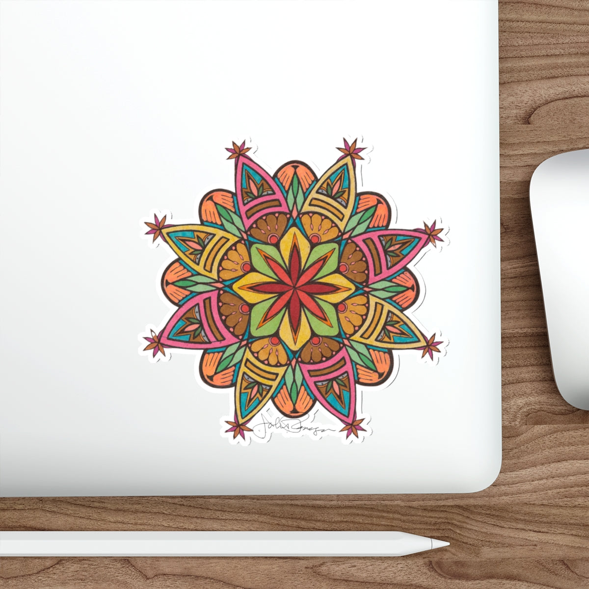 Premium Die-Cut Waterproof Vinyl Sticker | Hands of Peace