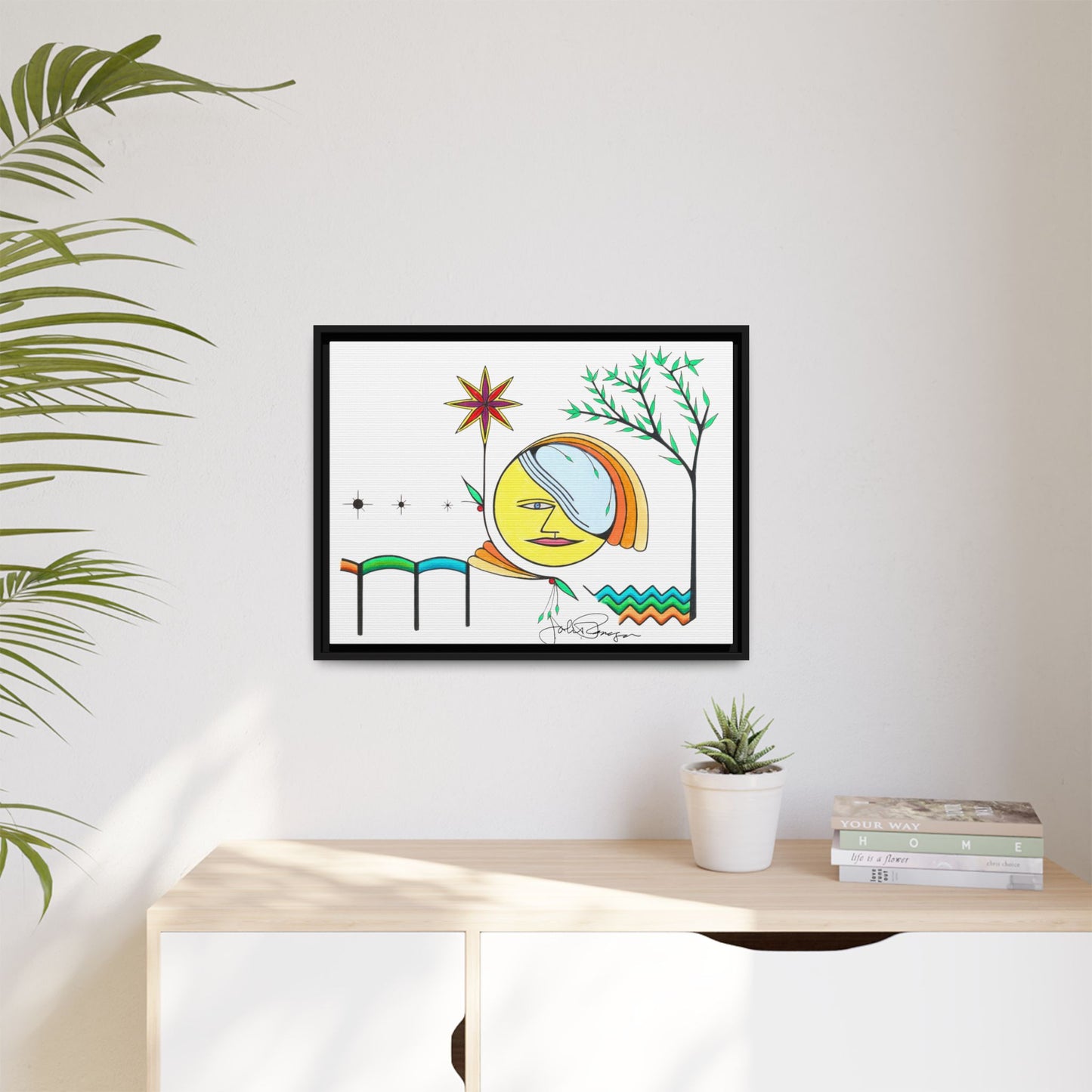 Premium Gallery Framed Matte Canvas | Sol Searcher