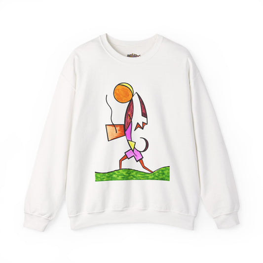 Premium Pullover Sweatshirt Wearable Art | Walk Proud