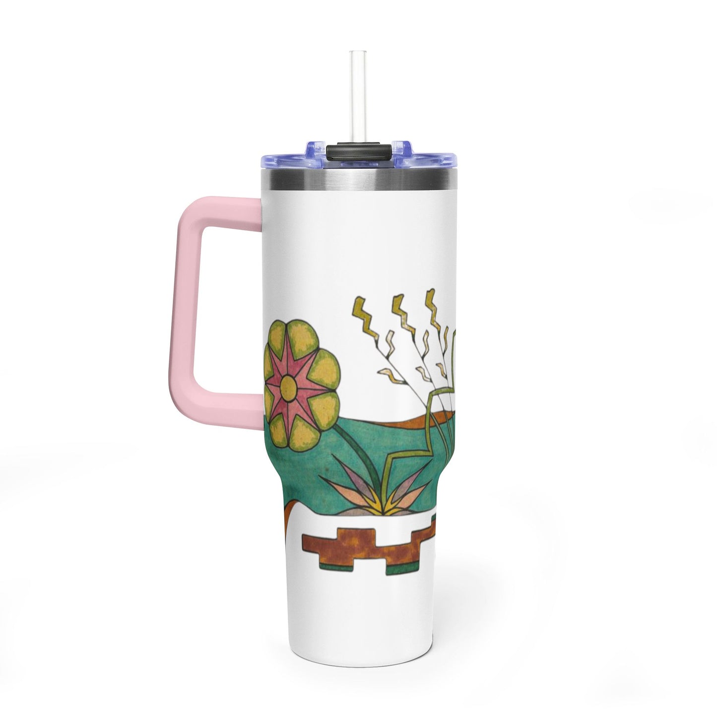 Garden by the River - Wrap-Around Premium Art Tumbler (40 oz)