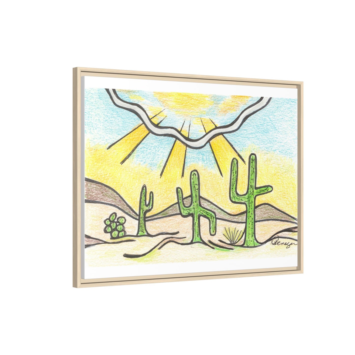Saguaro - Archival Gallery Matte Canvas