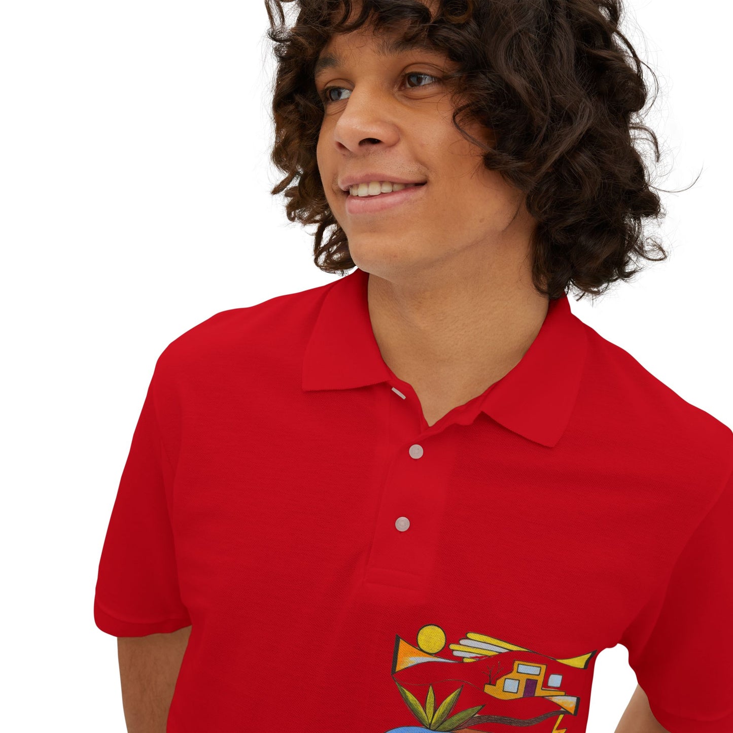 Sabino Memories - Premium Pique Polo Wearable Art