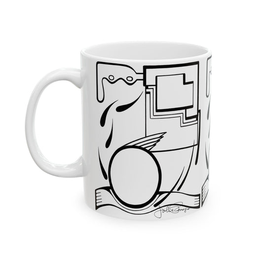 Premium Ceramic Art Mug (11 oz & 15 oz) | Fleeing the Storm