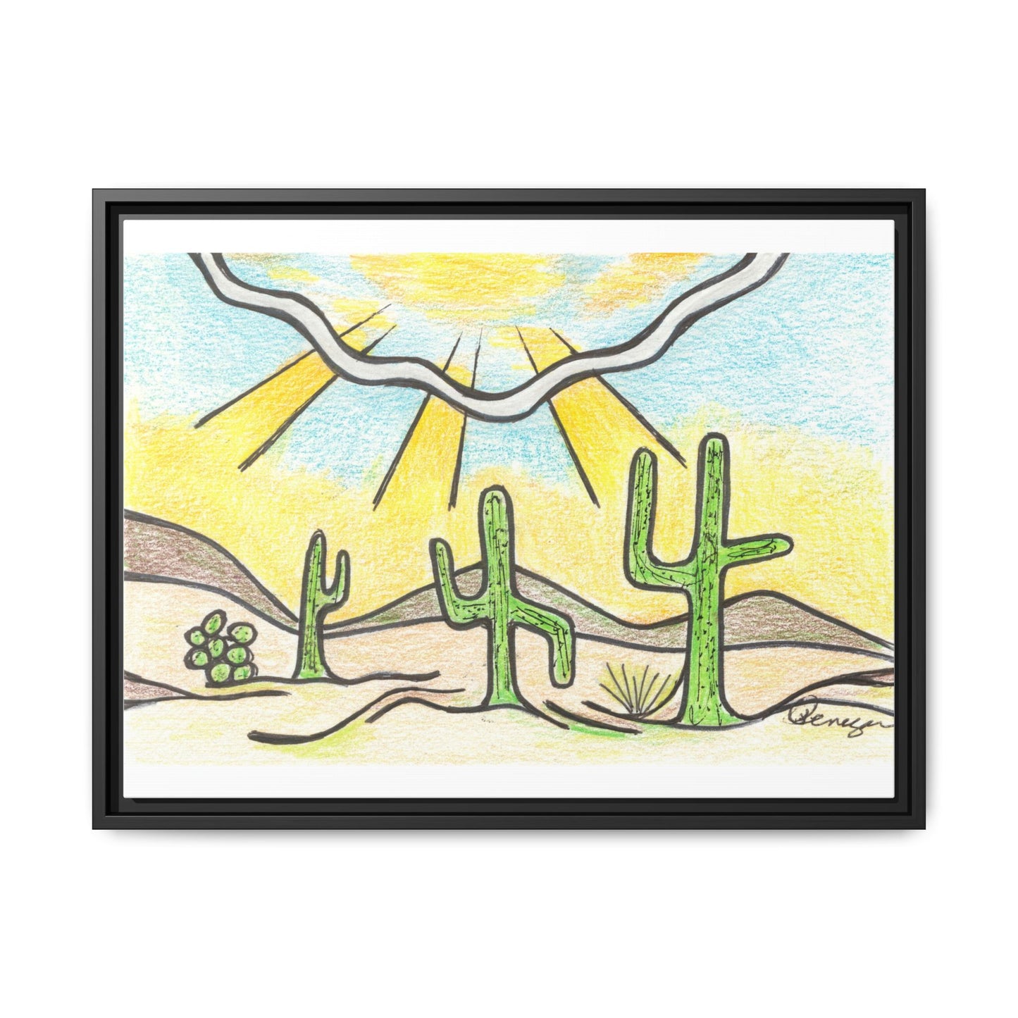 Saguaro - Archival Gallery Matte Canvas