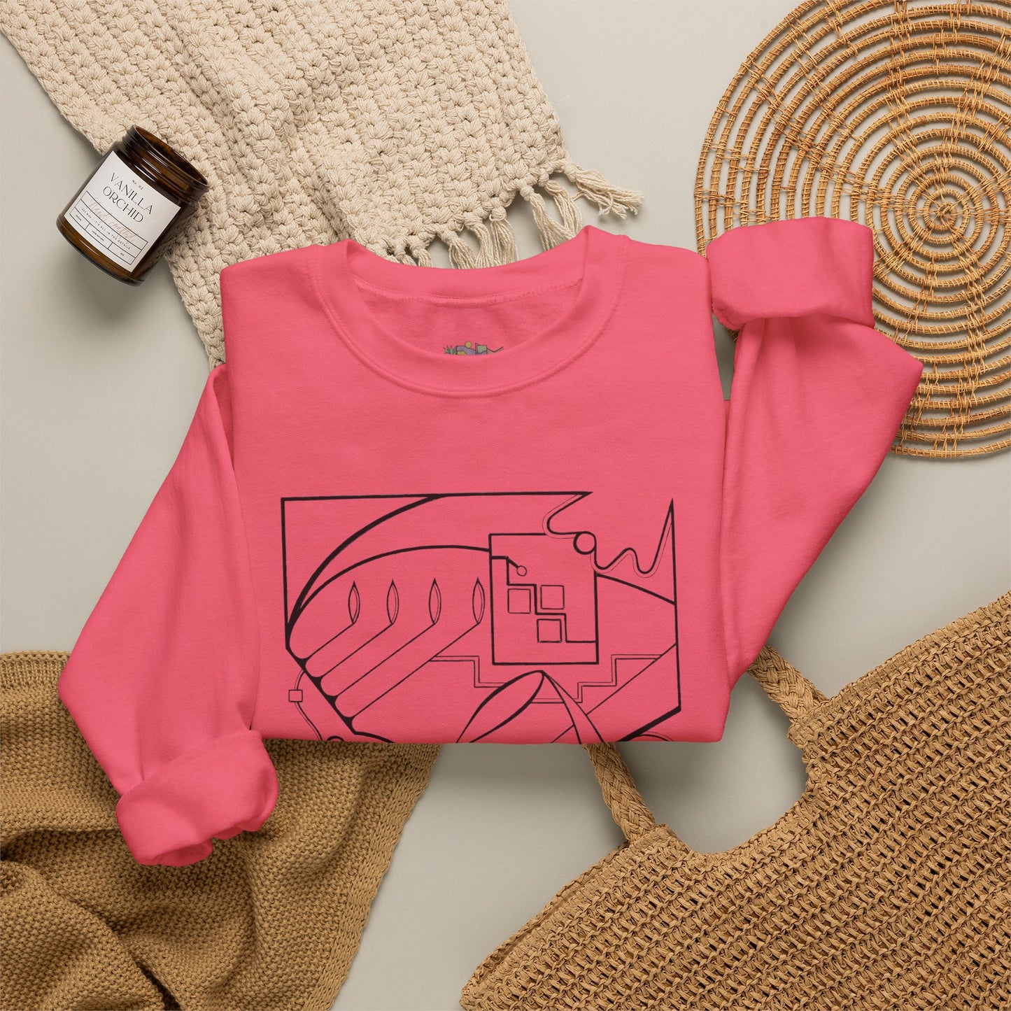 Premium Pullover Sweaatshirt Wearable Art | From the Heart