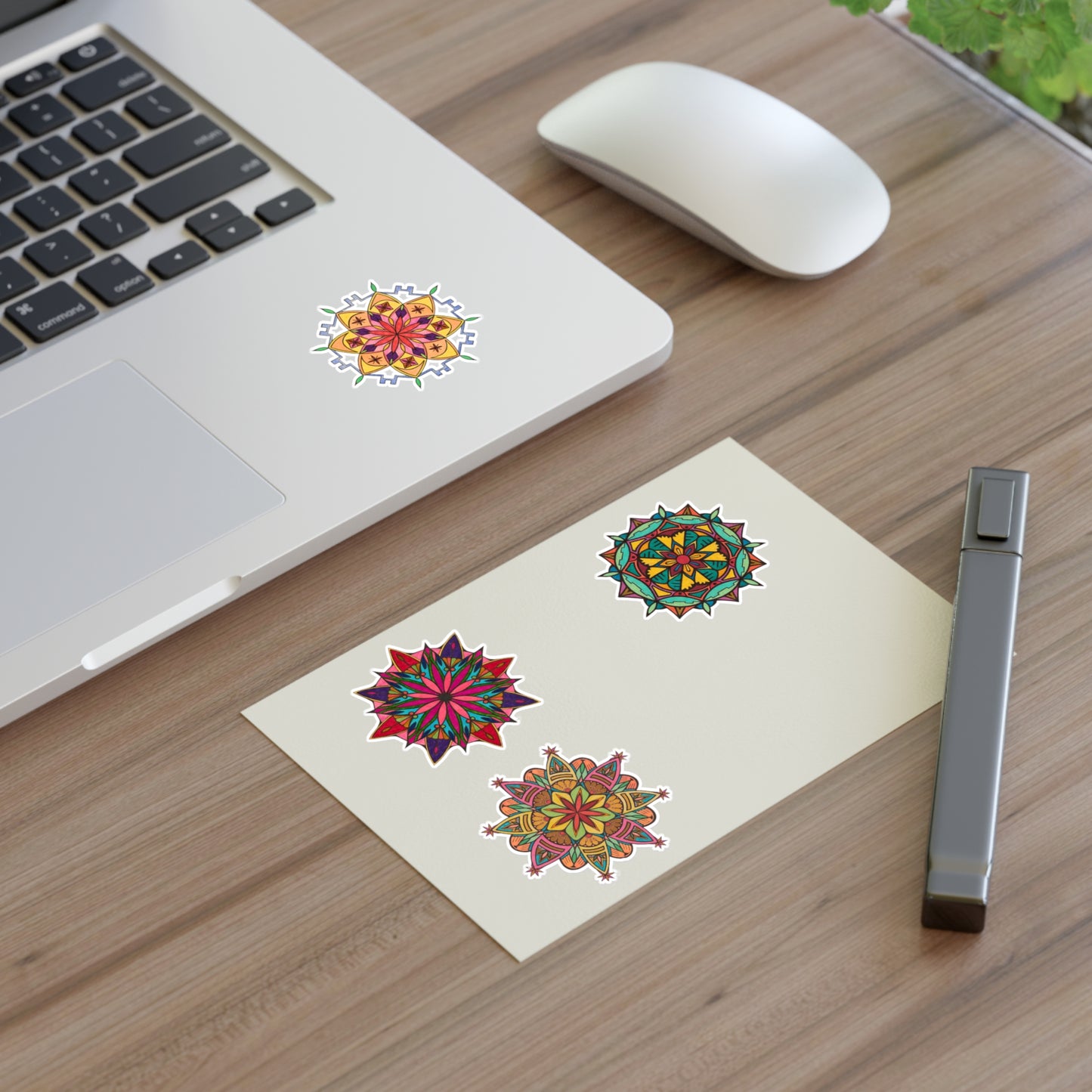 Mandala Collection 1 — Hand-Drawn Vinyl Sticker Pack
