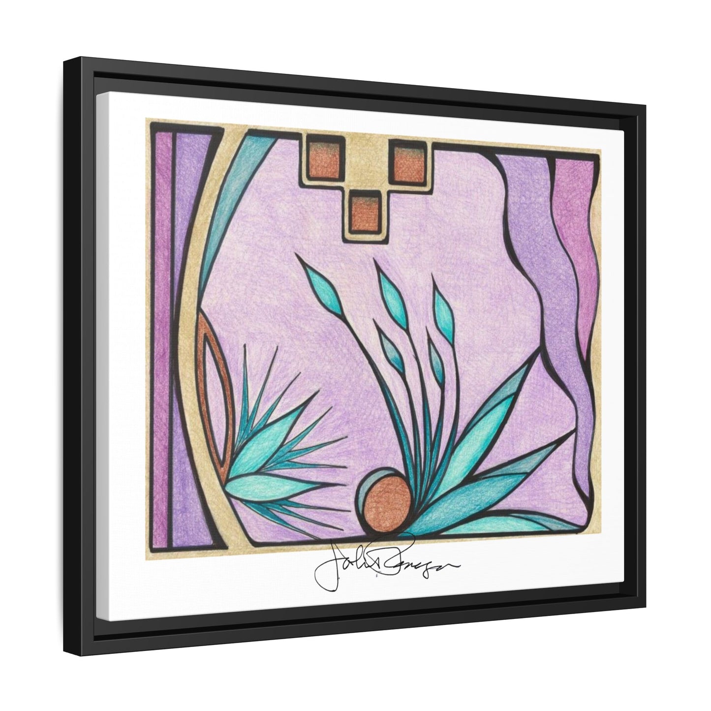 Deep Purple Visions - Archival Gallery Matte Canvas