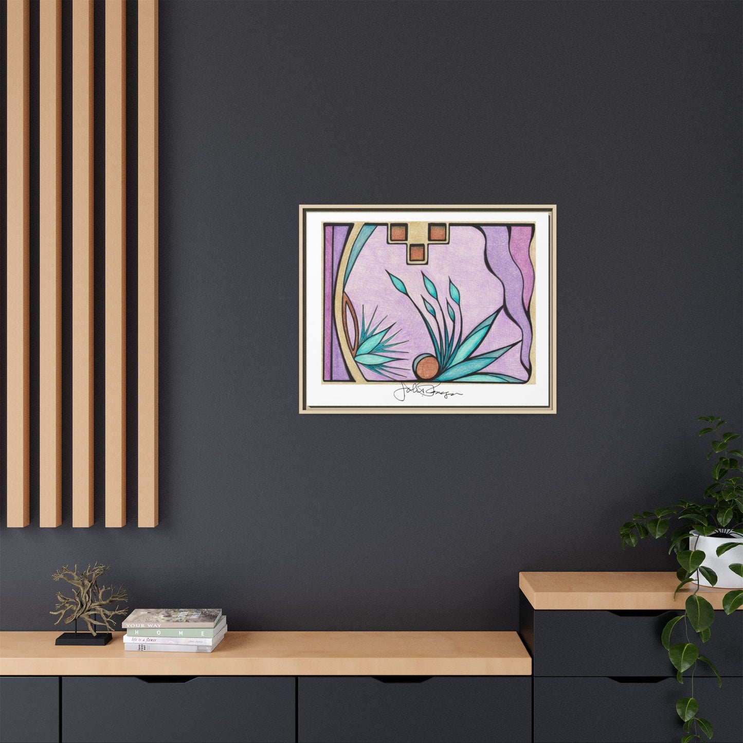 Deep Purple Visions - Archival Gallery Matte Canvas