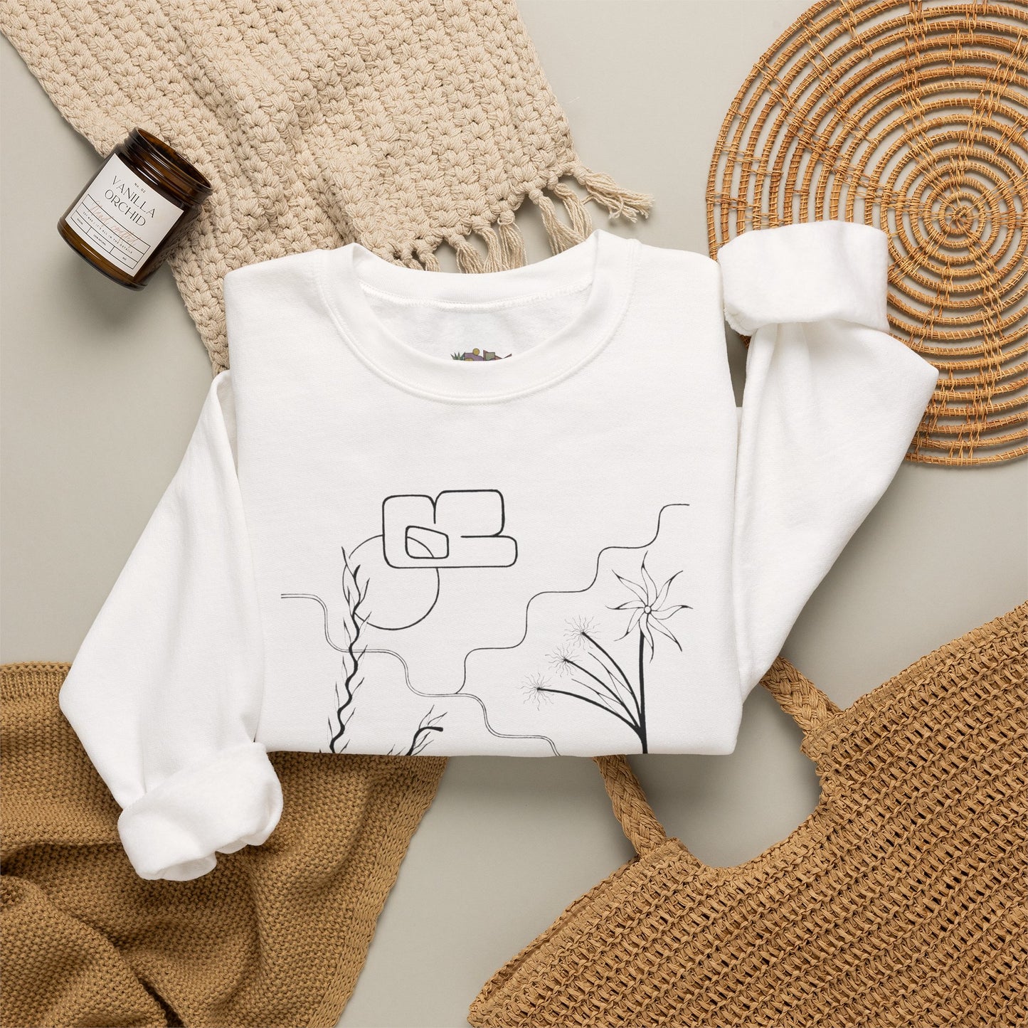 The World is Round - Pullover Sweatshirt Premium Wearable Art