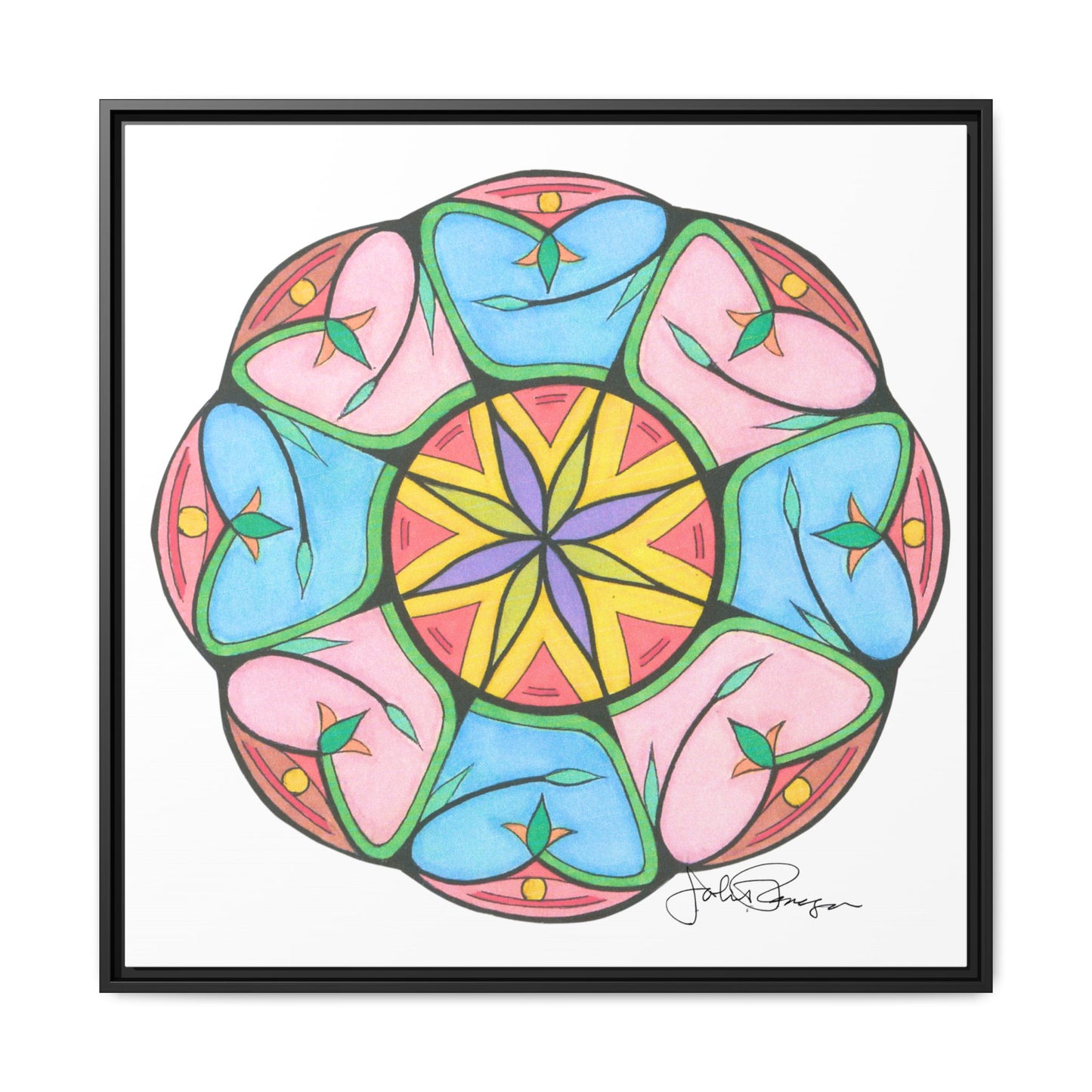 Heaven's Gate Mandala - Archival Gallery Matte Canvas