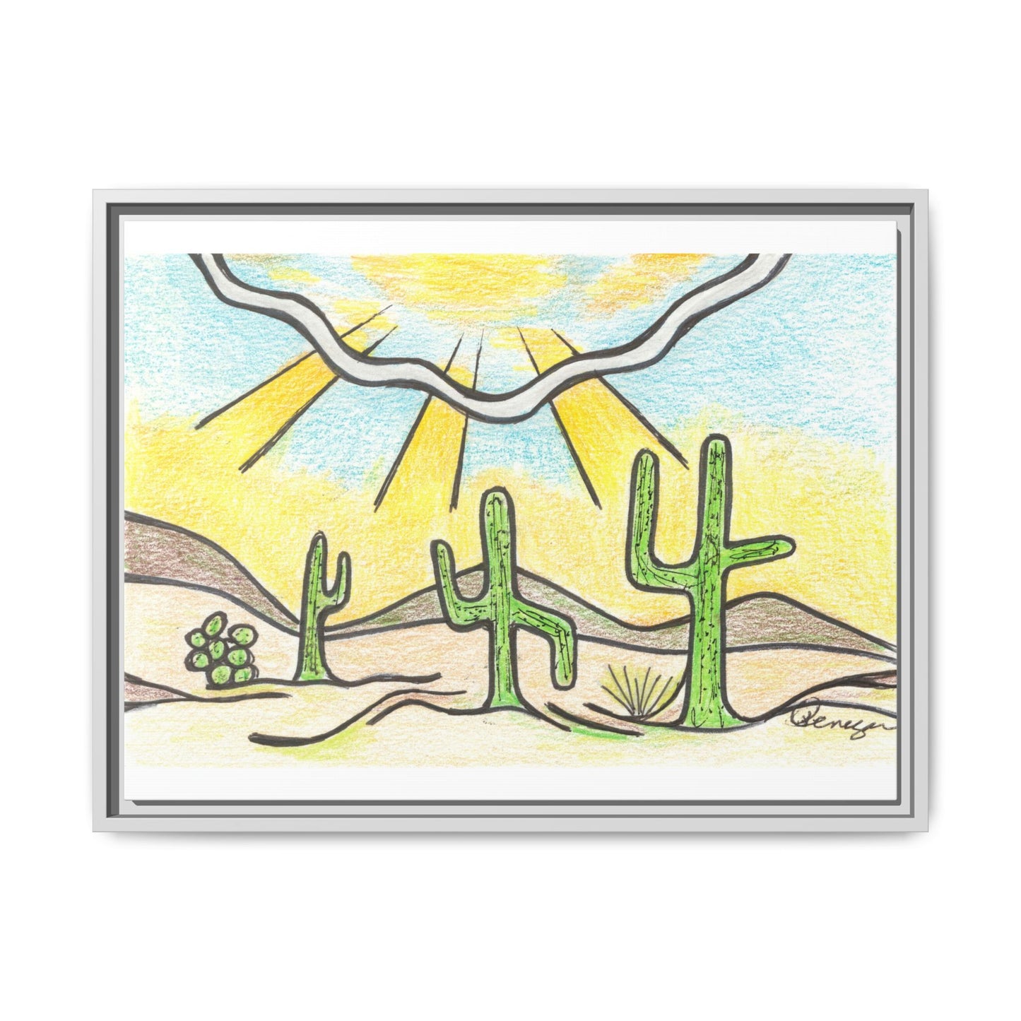 Saguaro - Archival Gallery Matte Canvas