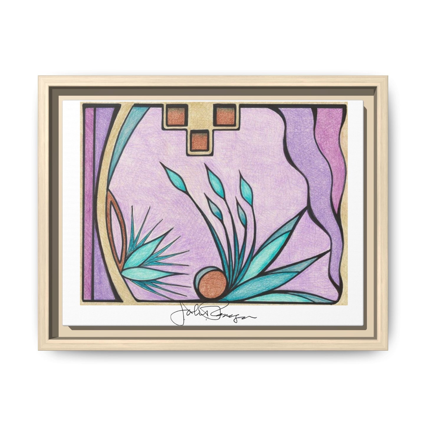 Deep Purple Visions - Archival Gallery Matte Canvas
