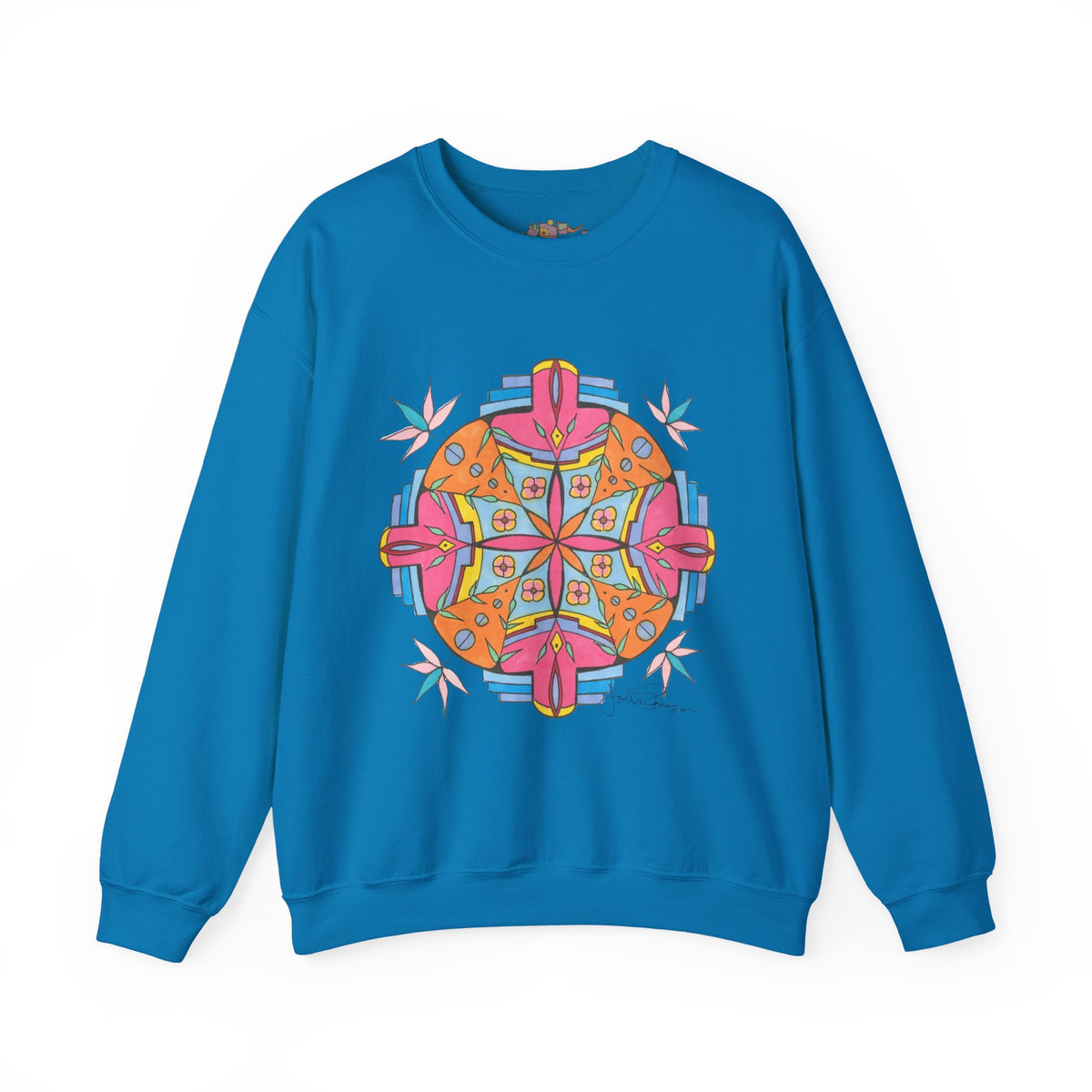 Premium Pullover Sweatshirt Wearable Art | Break Out Mandala