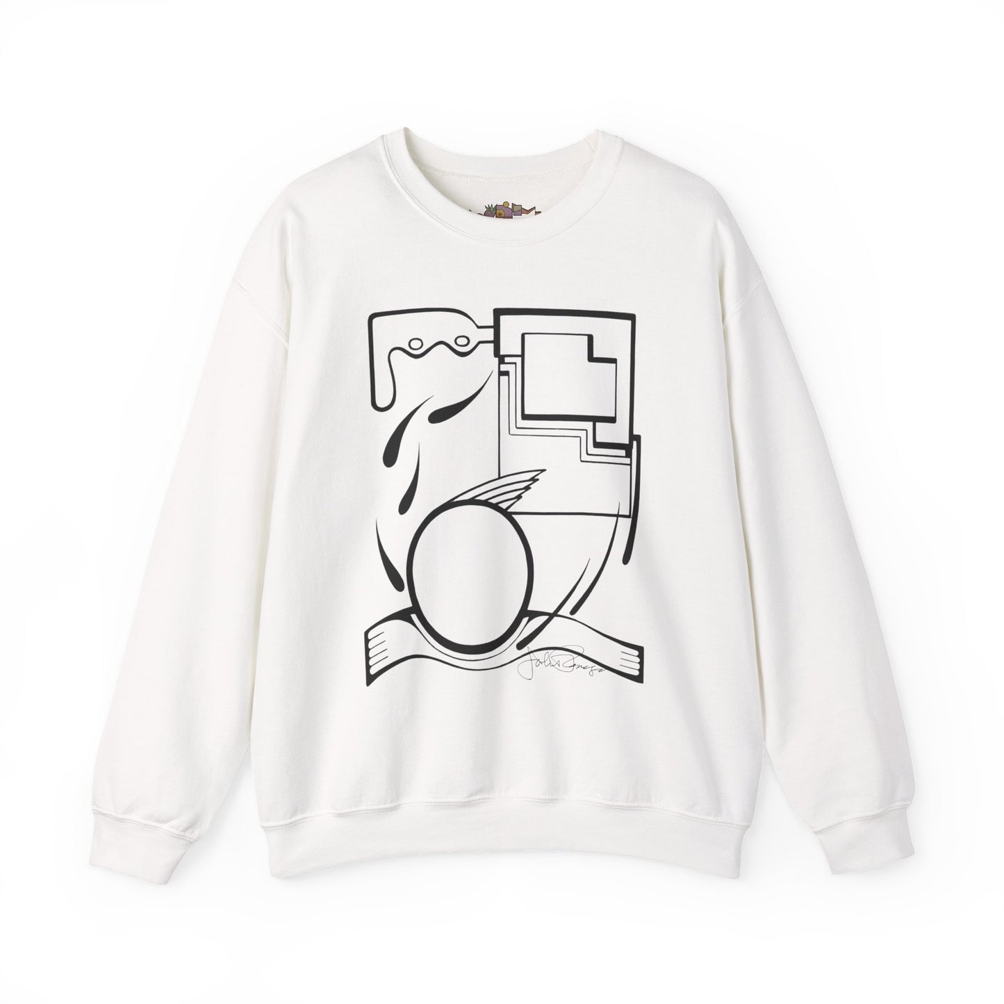 Fleeing the Storm - Pullover Sweatshirt Premium Wearable Art