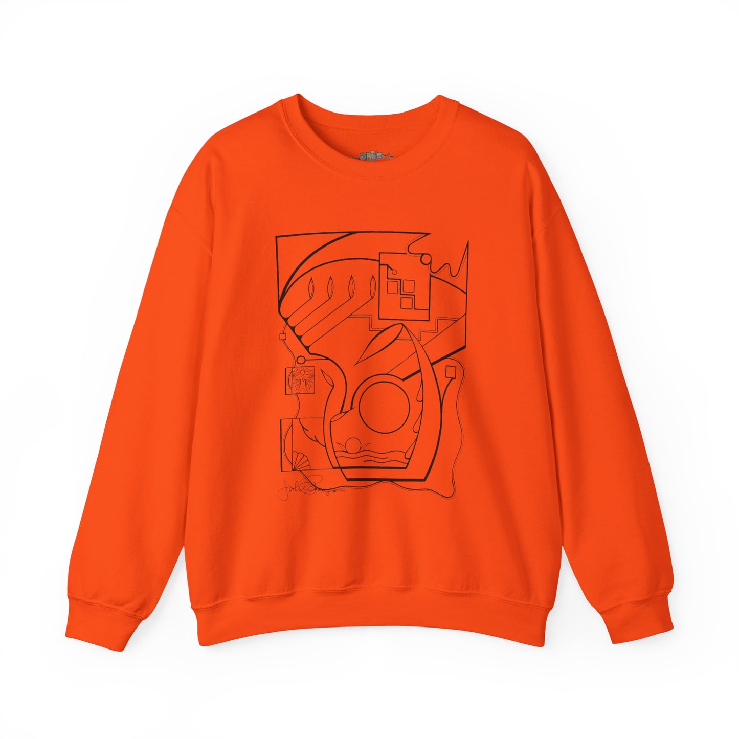 Premium Pullover Sweaatshirt Wearable Art | From the Heart